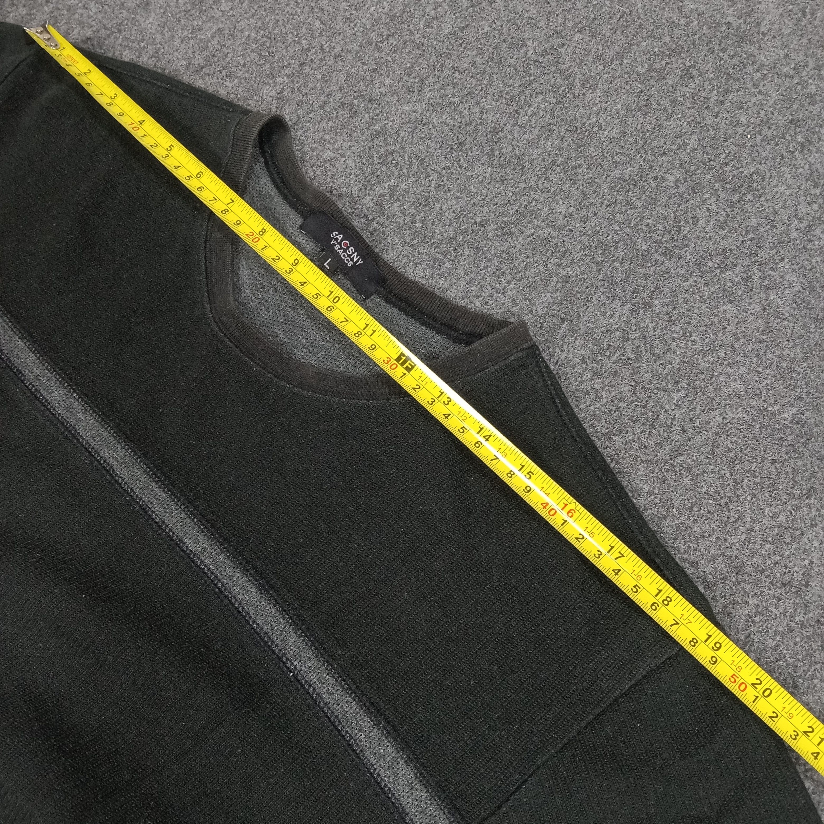 Vintage × Y's × Yohji Yamamoto Sacsny Y'saccs Yohji Yamamoto Long Sleeve Tshirt Size US L / EU 52-54 / 3 - 6 Thumbnail