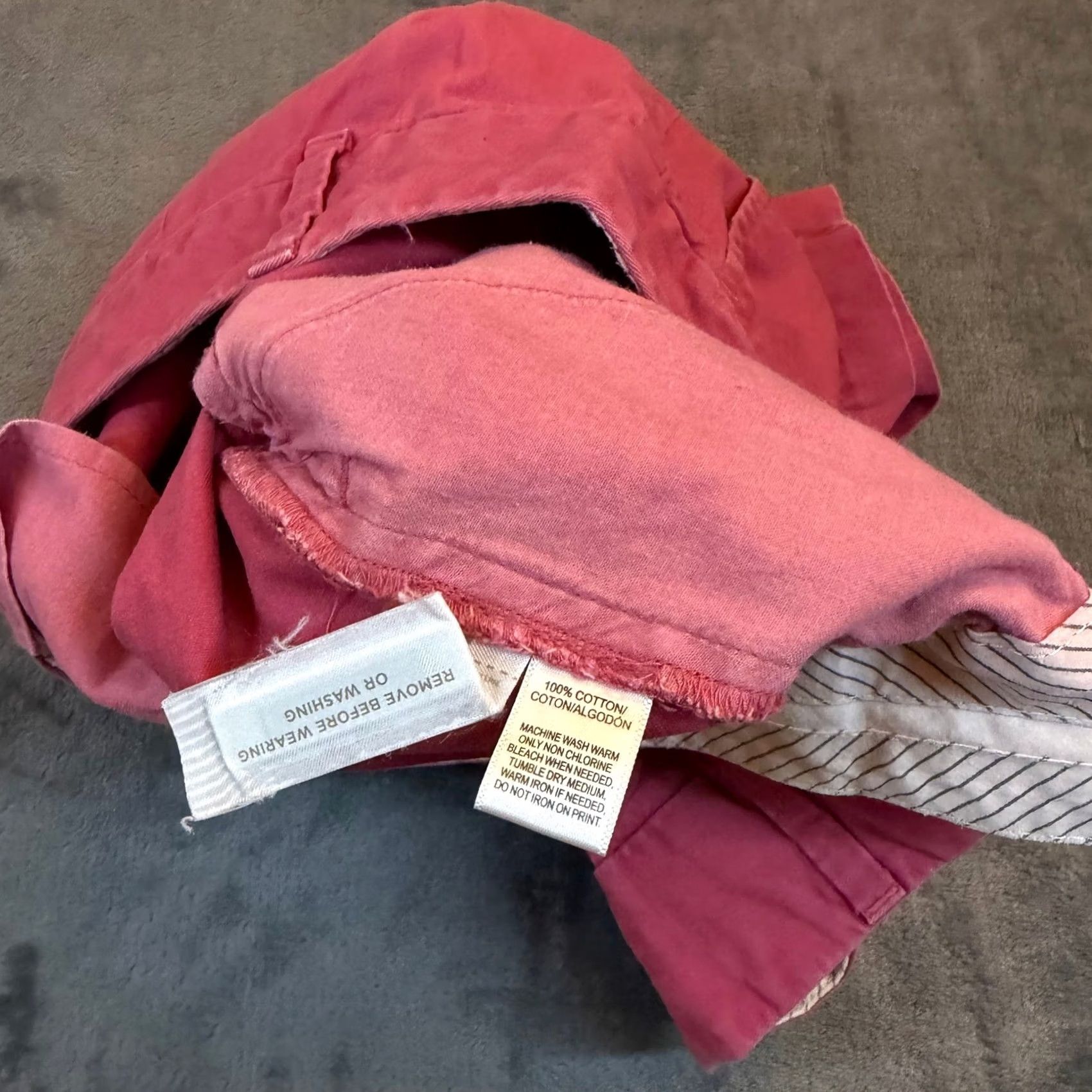 Loft LOFT Ann Taylor Chino Shorts Womens 14 Pink Casual Summer Pockets Cotton Blend Slash Pocket Slant Zip Front Flat Front Regular Rise 6 in Inseam 6 in Size 26" / US 2 / IT 38 - 5 Thumbnail