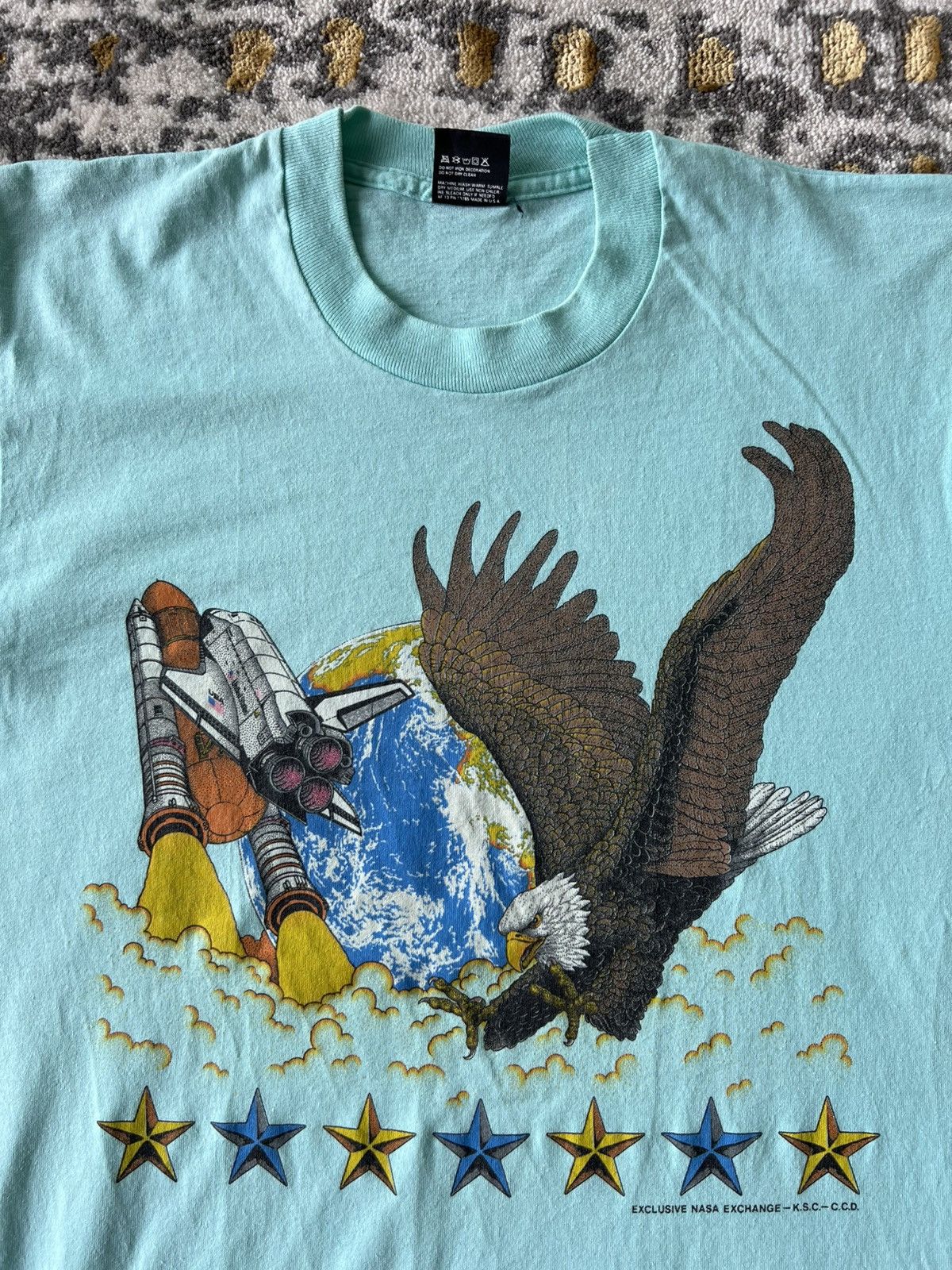 Vintage Vintage Exclusive Nasa Exchange KSC CCD t shirt Size US L / EU 52-54 / 3 - 2 Thumbnail