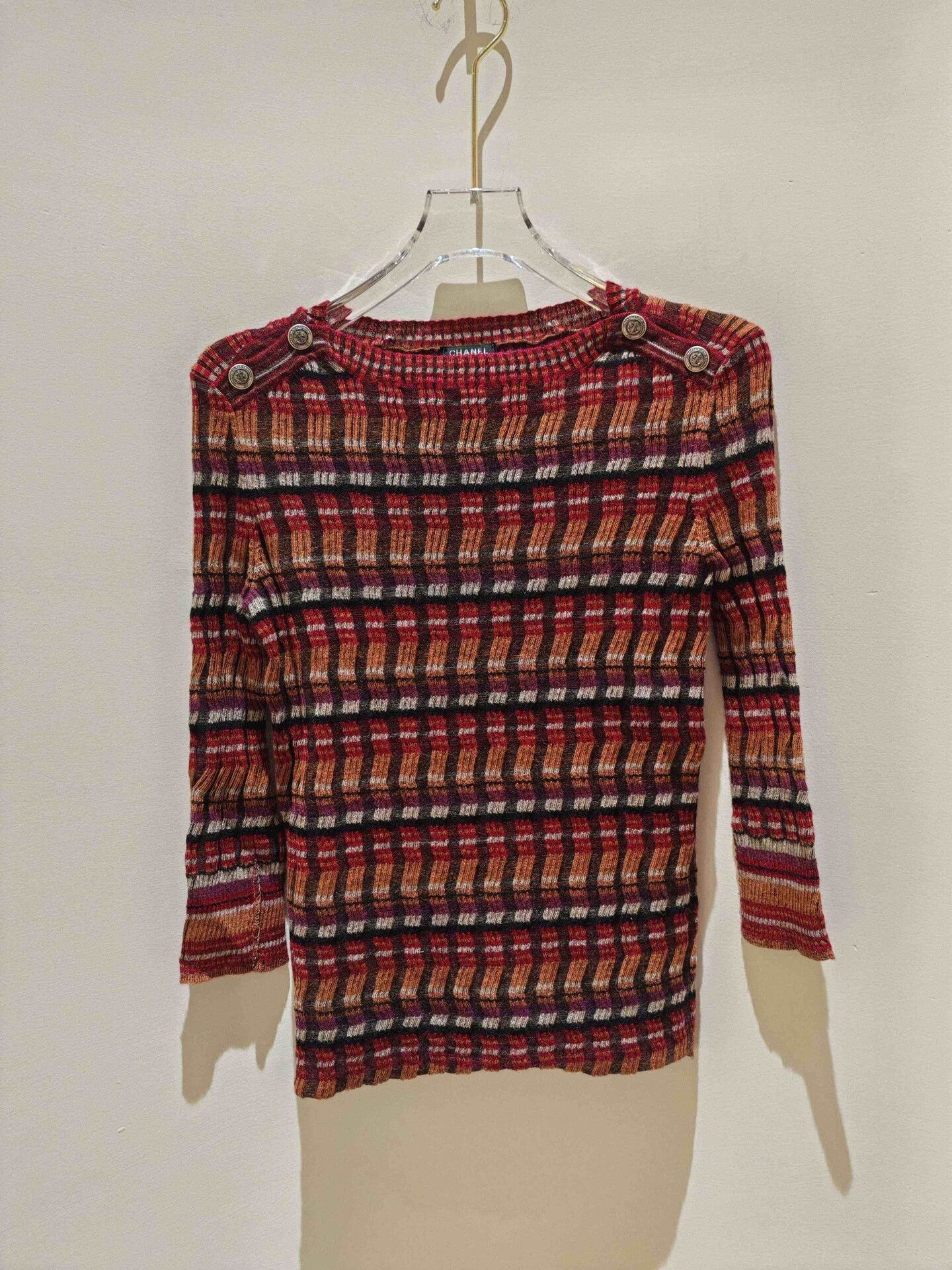 Chanel Chanel Hamburger Series Knit Top Size XXS / US 00 / IT 34 - 1 Thumbnail