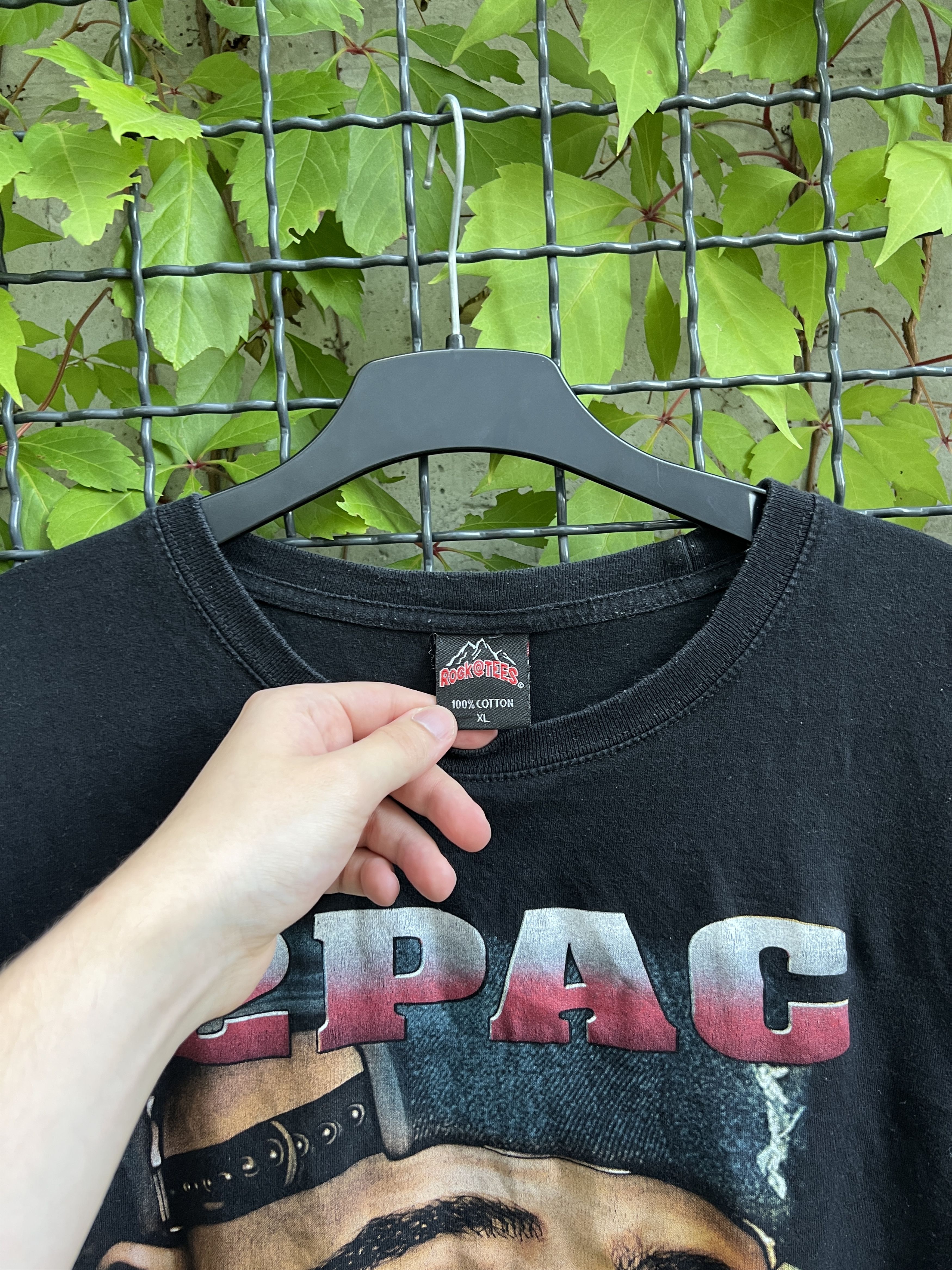 Band Tees × Rap Tees × Vintage Vintage 2Pac 1971-1996 Vintage Memorial Rap T-shirt Size US XL / EU 56 / 4 - 3 Thumbnail