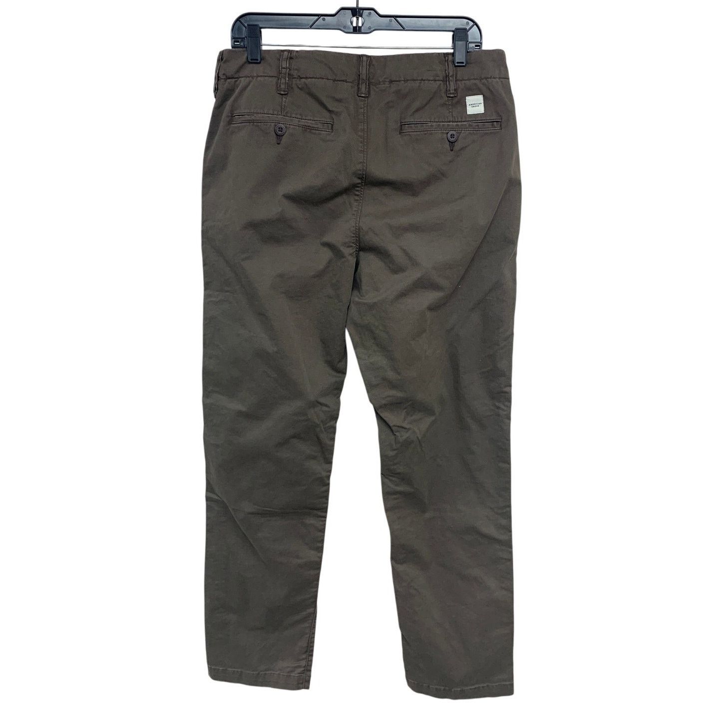 American Eagle Outfitters New American Eagle Mens Size 32 Straight Denim Brown Jeans Size US 32 / EU 48 - 3 Thumbnail