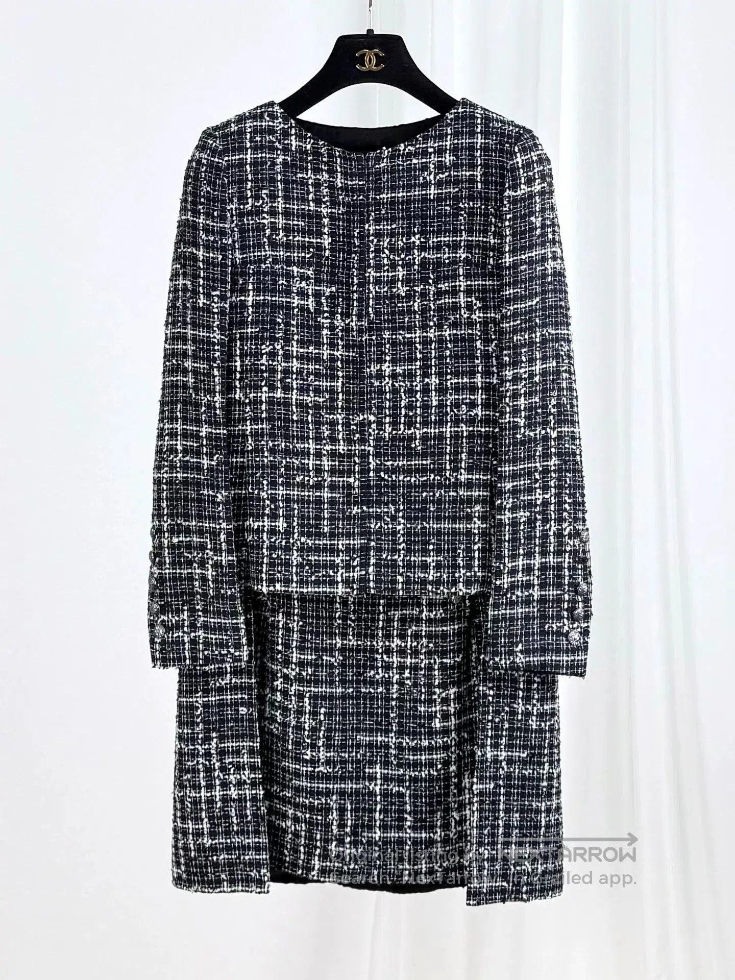 Chanel Chanel Black and White Tweed Set. Size XXS / US 00 / IT 34 - 1 Thumbnail