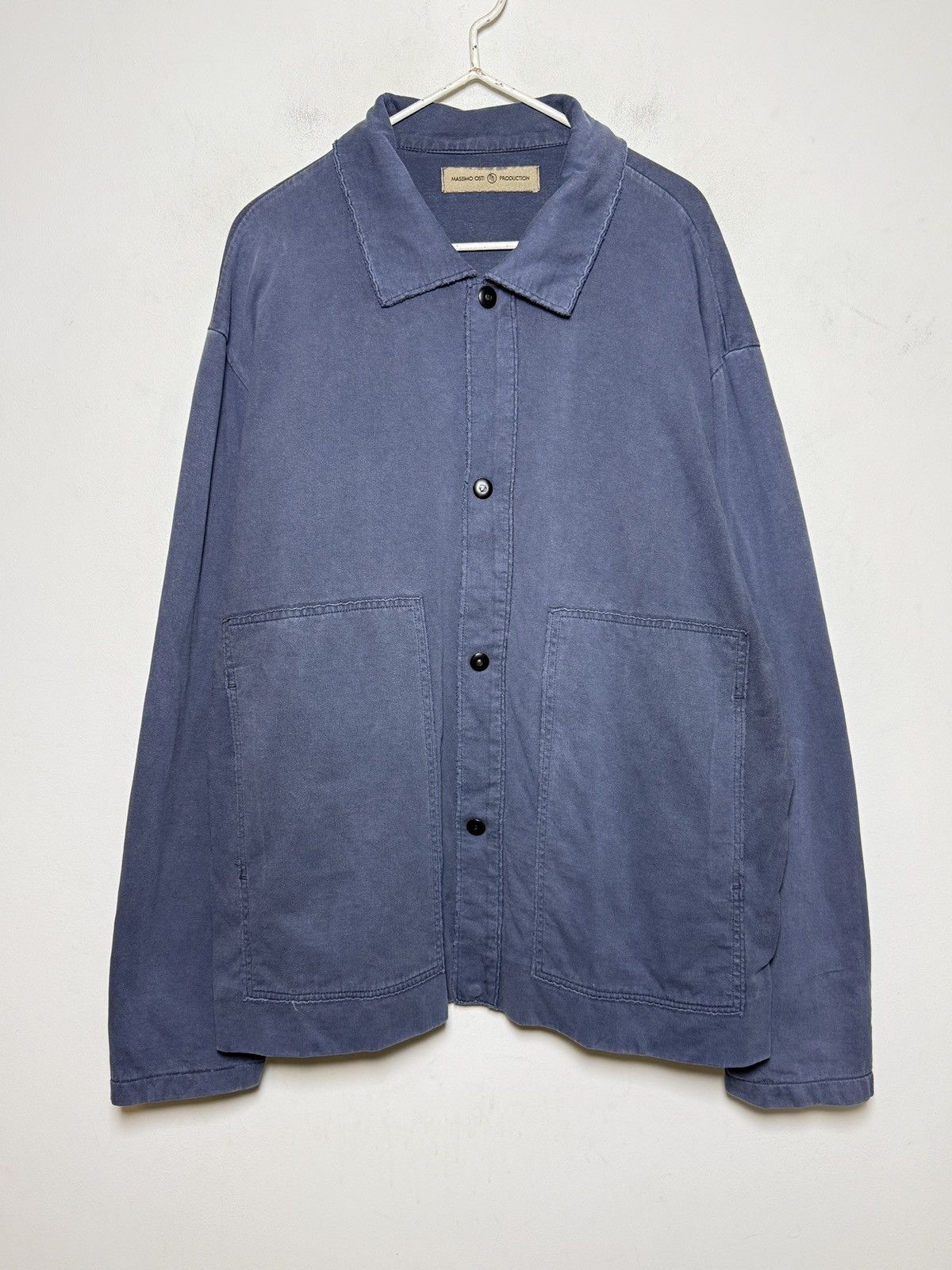 Stone Island Massimo Osti Production solid cotton work jacket Size US XL / EU 56 / 4 - 2 Thumbnail
