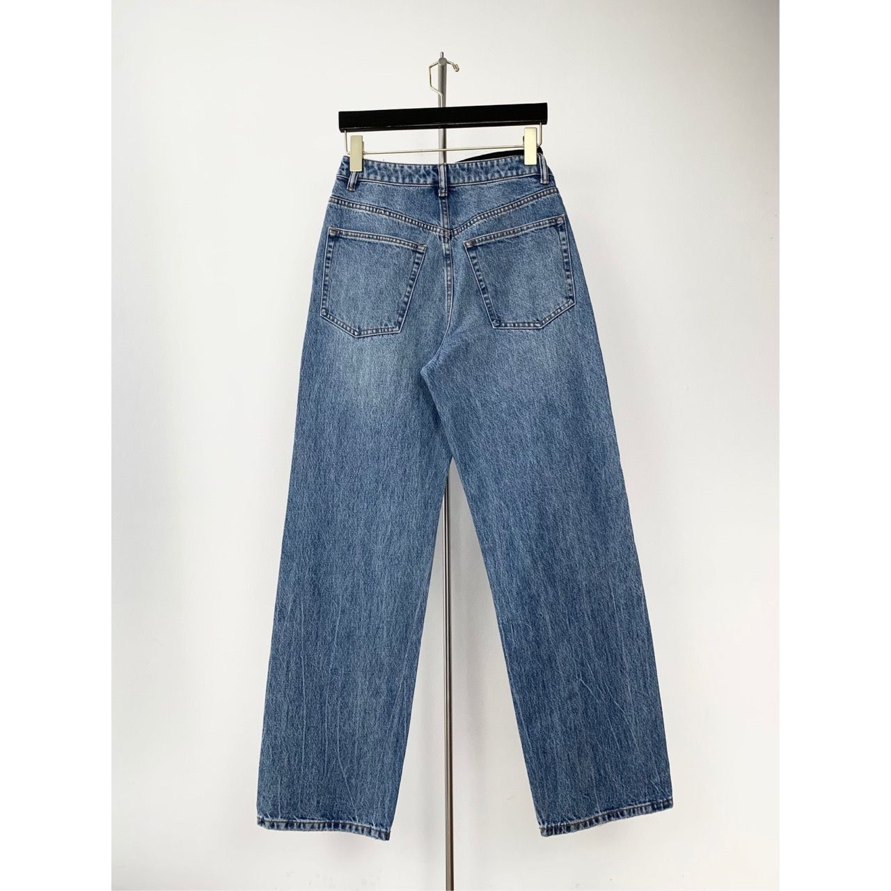 Alexander Wang Alexander Wang Womens High-Waisted Straight-Leg Jeans Size 26" / US 2 / IT 38 - 2 Thumbnail