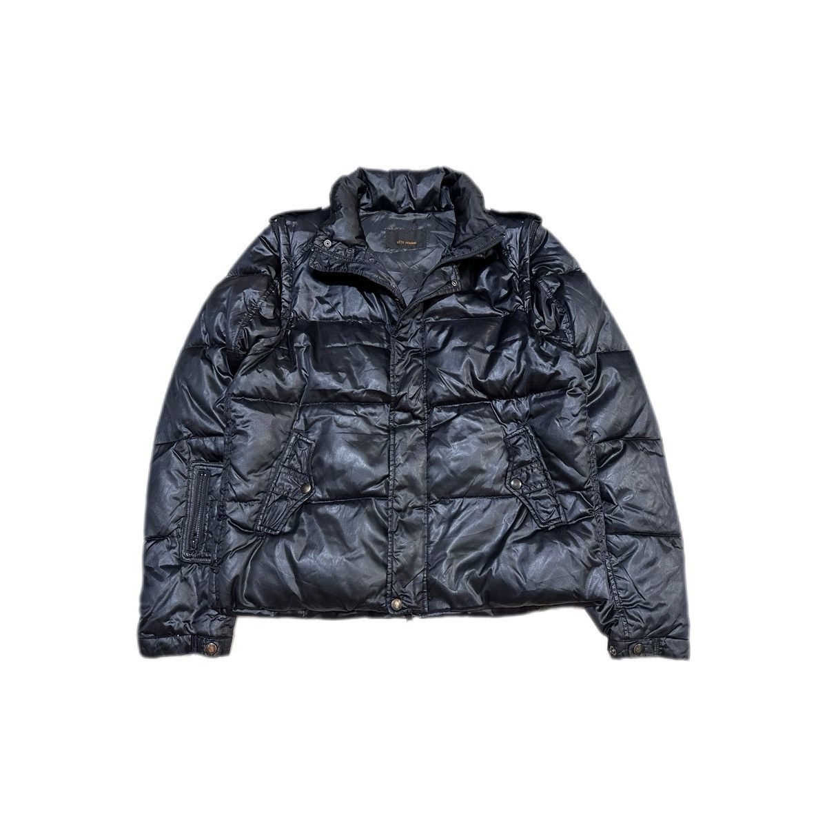 Tete Homme 🔥Tete Homme Issey Miyake Down Jacket Vest Detachable Sleeve Size US L / EU 52-54 / 3 - 8 Thumbnail