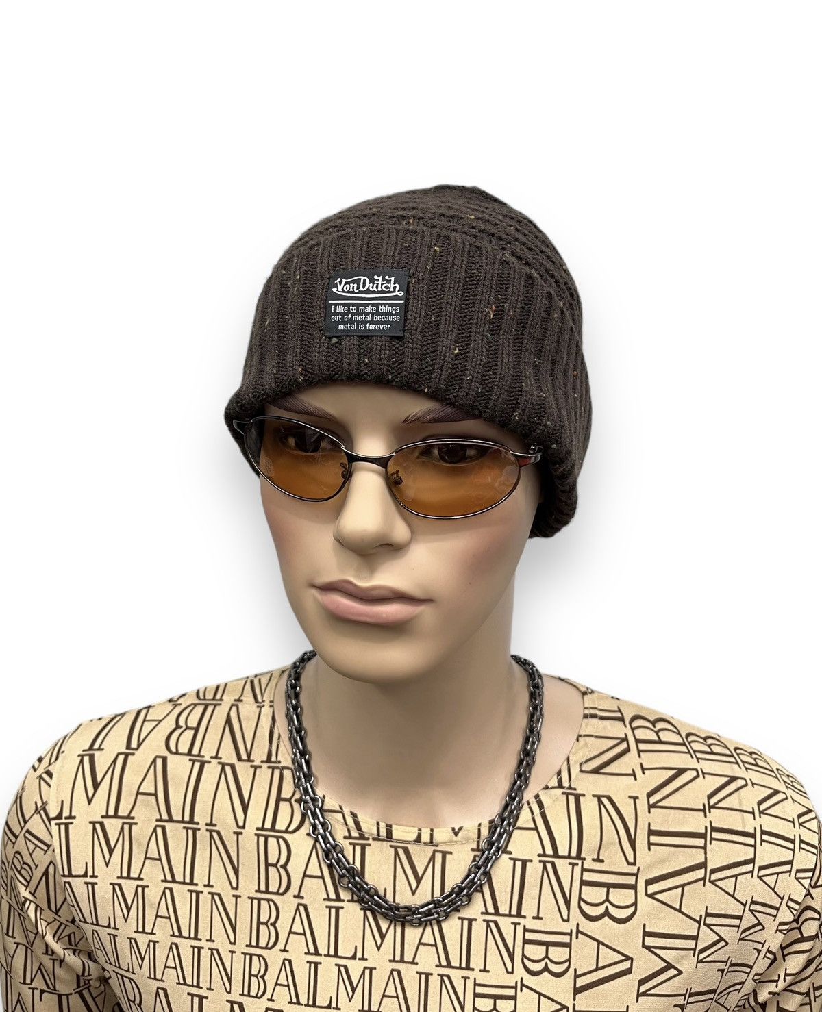 Vintage × Von Dutch FYE🔥90’s VON DUTCH Acrylic Fleece Lined Beanie Travis Scott Size ONE SIZE - 1 Thumbnail