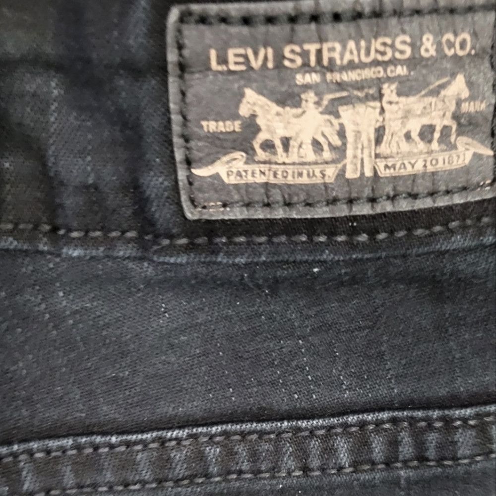 Levi's Levi Black Jeans Women's Boot Cut 512 Perfectly Shaping 22W Size 42" / US 20 - 1 Thumbnail
