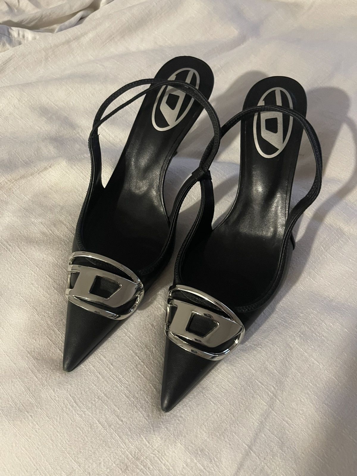 Diesel Womens Diesel Logo Heel Size US 9.5 / IT 39.5 - 2 Thumbnail