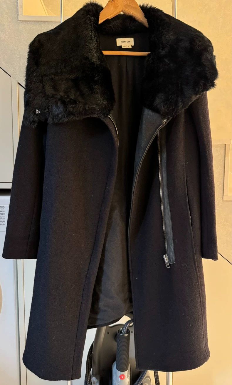 Helmut Lang HELMUT LANG sizeP Black textured fur real rabbit hair long Size XS / US 0-2 / IT 36-38 - 5 Thumbnail