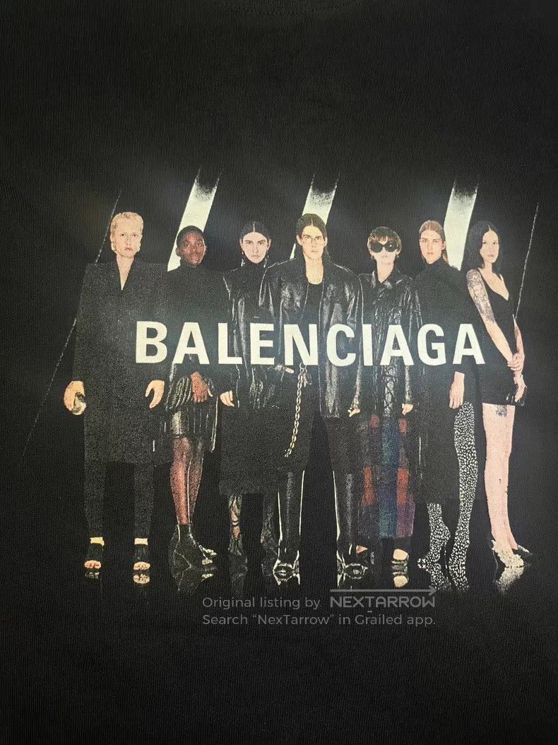 Balenciaga Balenciaga Black Portrait Short-sleeve T-Shirt, Size L Size US L / EU 52-54 / 3 - 2 Thumbnail
