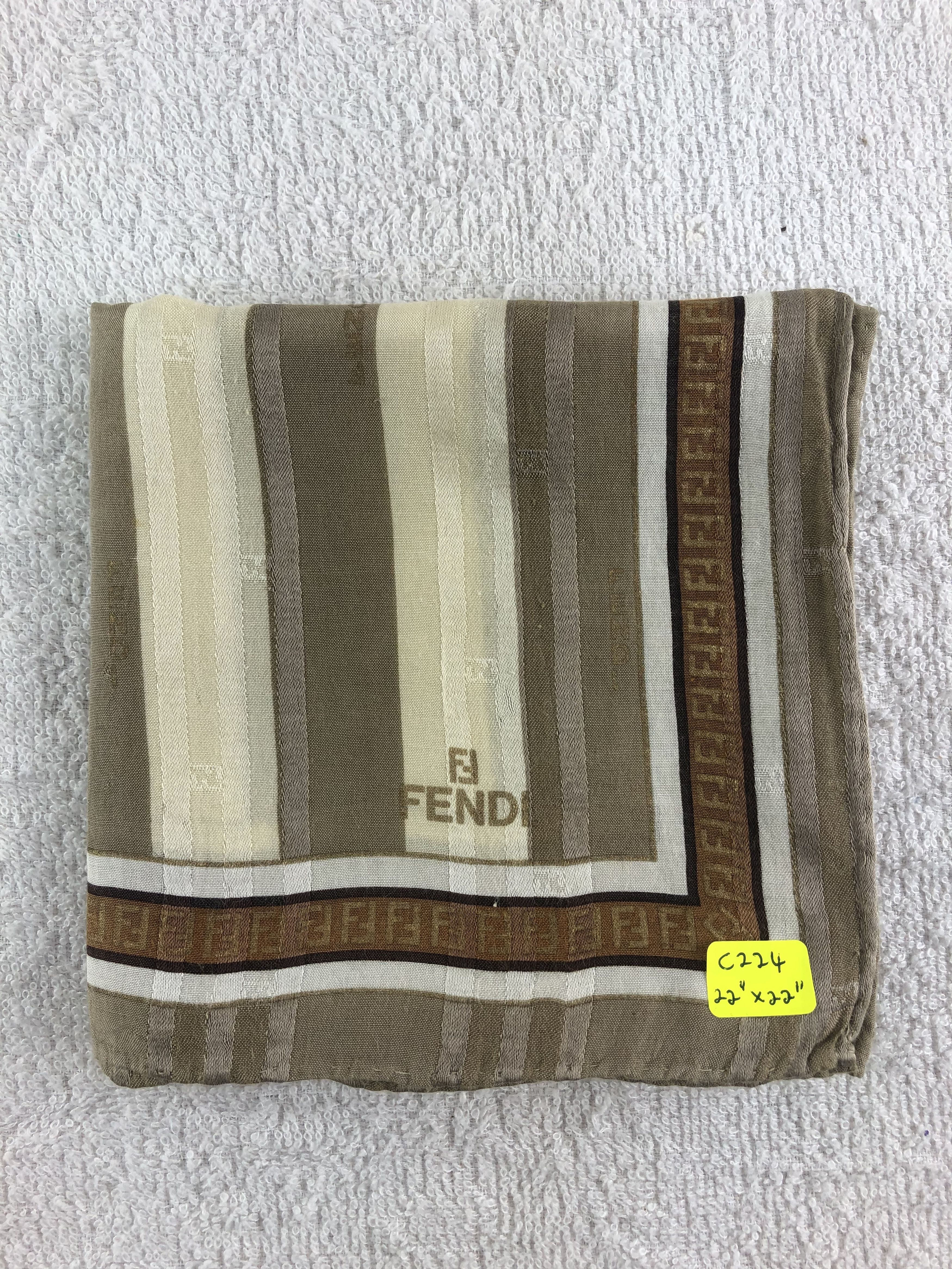Vintage Fendi Handkerchief / Bandana / Neckerchief C224 Size ONE SIZE - 6 Thumbnail