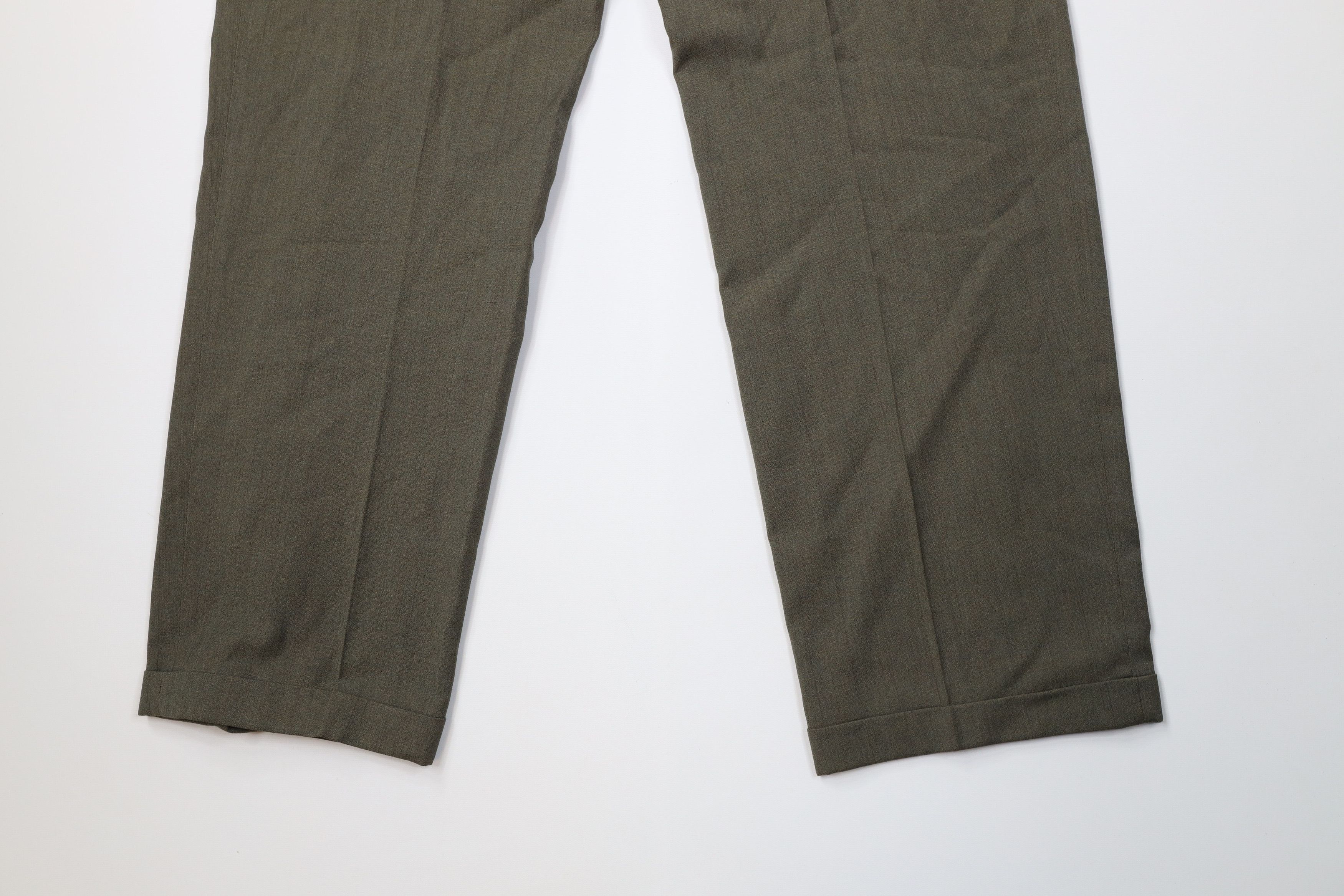Vintage Vintage 70s Streetwear Wool Blend Wide Leg Chino Pants Size US 34 / EU 50 - 15 Thumbnail