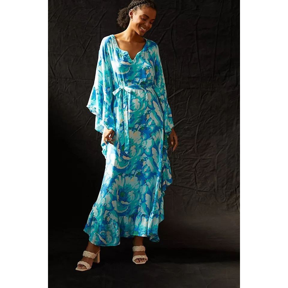 Anthropologie New Anthropologie Bel Kazan Floral Kaftan $150 ONESIZE Size ONE SIZE - 1 Thumbnail