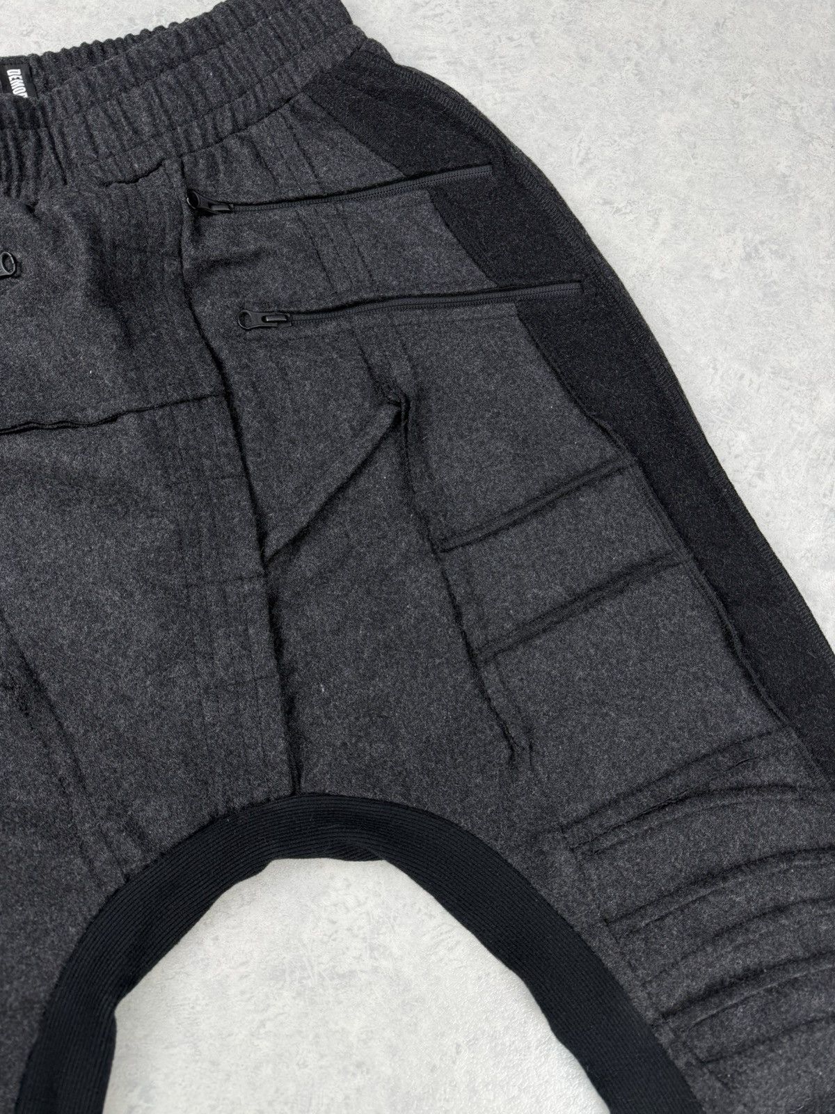 Demobaza Demobaza Wool Drop Crotch Pants Avant-Garde Ninja Size US 32 / EU 48 - 4 Thumbnail