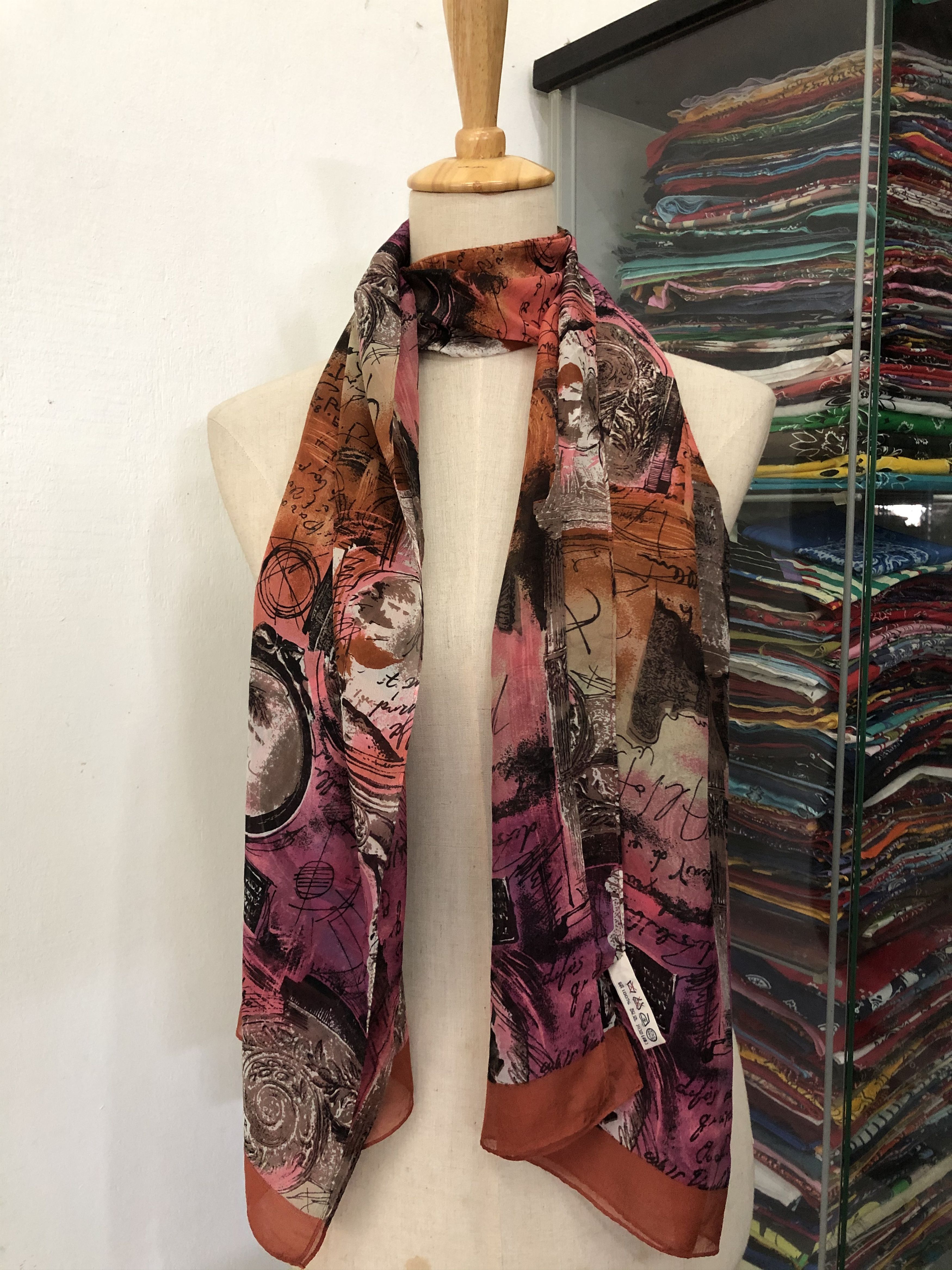 Vintage Vintage Timney Flowler Silk Scarf Size ONE SIZE - 1 Thumbnail