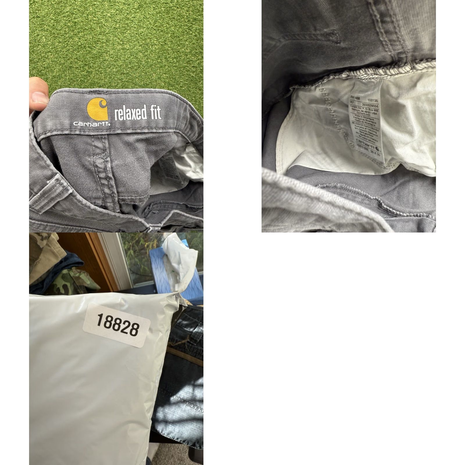 Carhartt Carhartt Carpenter Pants Mens 38x29 Grey Utility Workwear Size US 38 / EU 54 - 8 Thumbnail