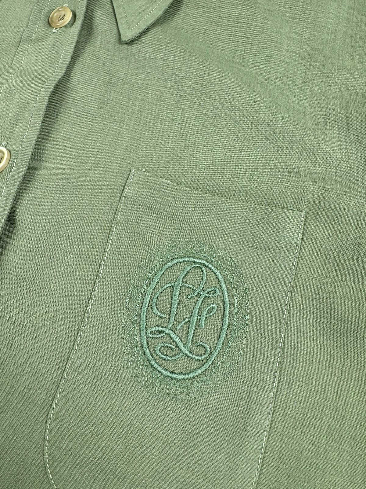 Louis Feraud 80S Louis Feraud Made in France Paris Longsleeve Shirt Tee Size L / US 10 / IT 46 - 8 Thumbnail