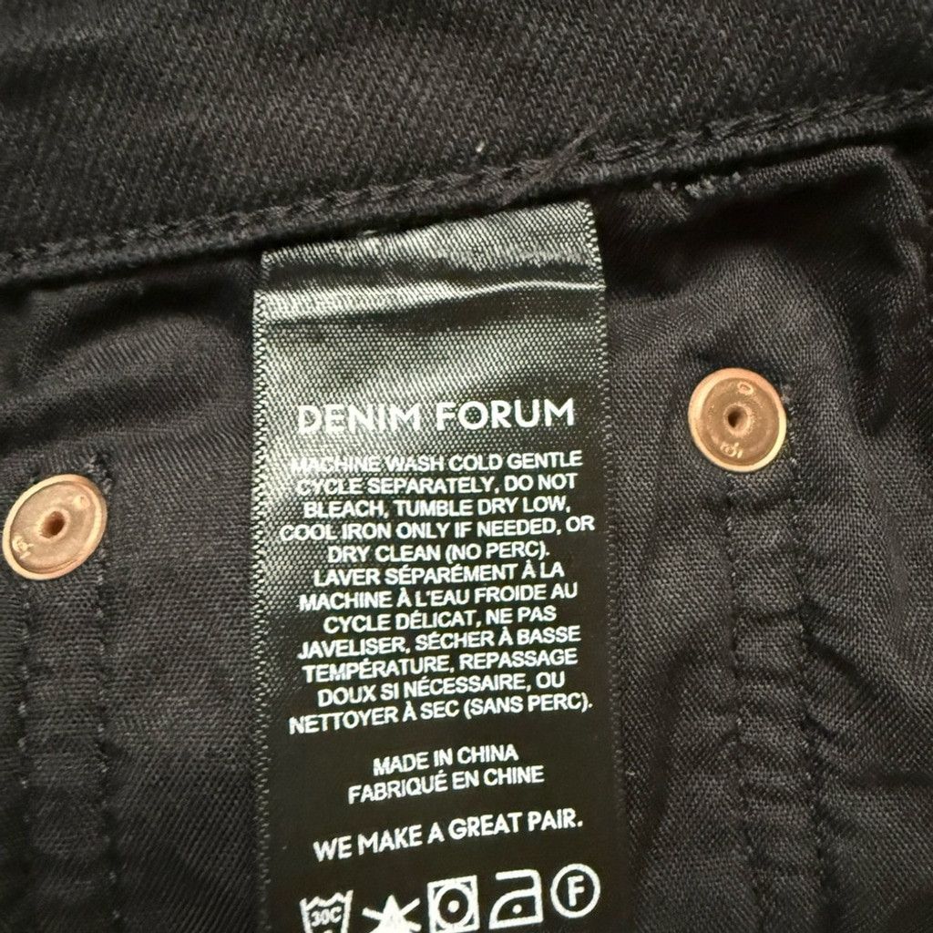 Aritzia Denim Forum Yoko High Rise Slim Women's Skinny Black Jeans Size 26" / US 2 / IT 38 - 4 Thumbnail