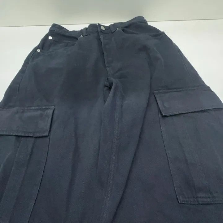 Alexander Wang Alexander Wang Black Wide-Leg Cargo Jeans - Size 25" / US 0 / IT 36 - 5 Thumbnail