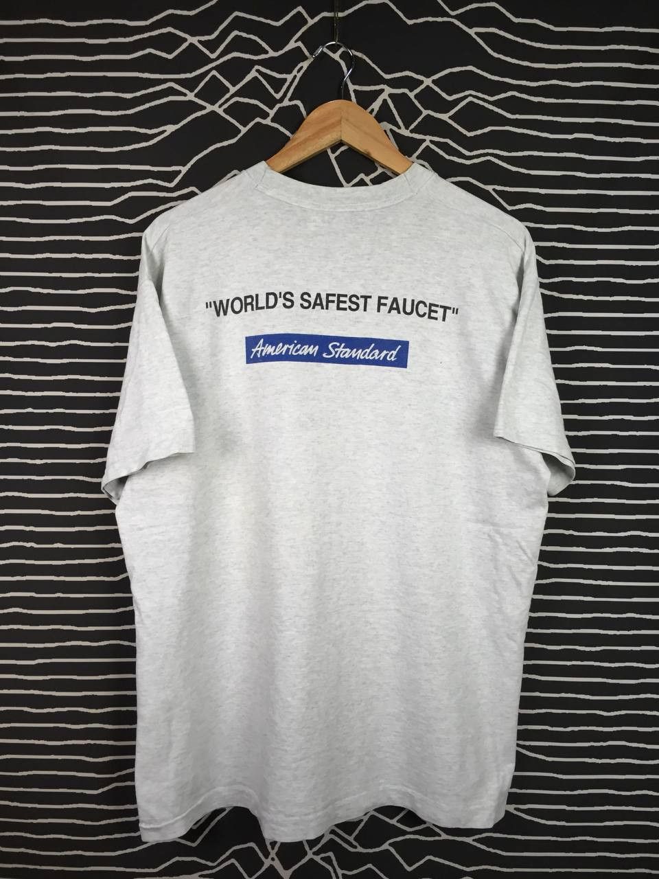 Fruit Of The Loom × Vintage Vtg 90s FOTL American Standard World's Safest Faucet Tee Size US XL / EU 56 / 4 - 10 Thumbnail