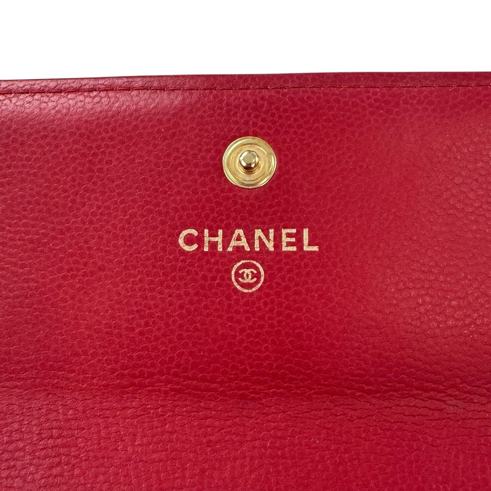 Chanel Chanel CC Boy Flap Red Matelassé Wallet Size ONE SIZE - 7 Thumbnail