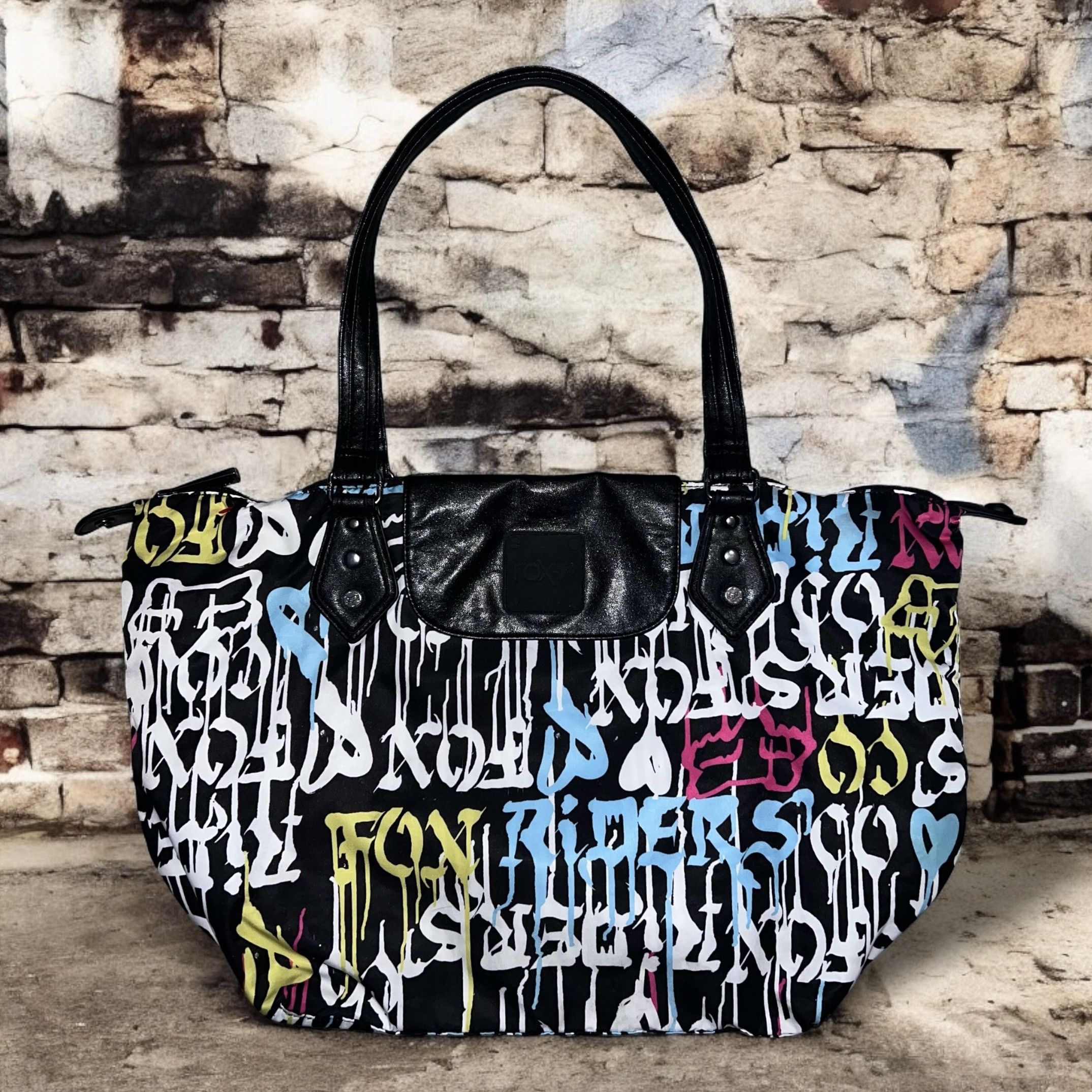 Fox Racing RARE 2012 FOX RACING 90's Style No Hand Hobo Tote Bag Size ONE SIZE - 1 Thumbnail