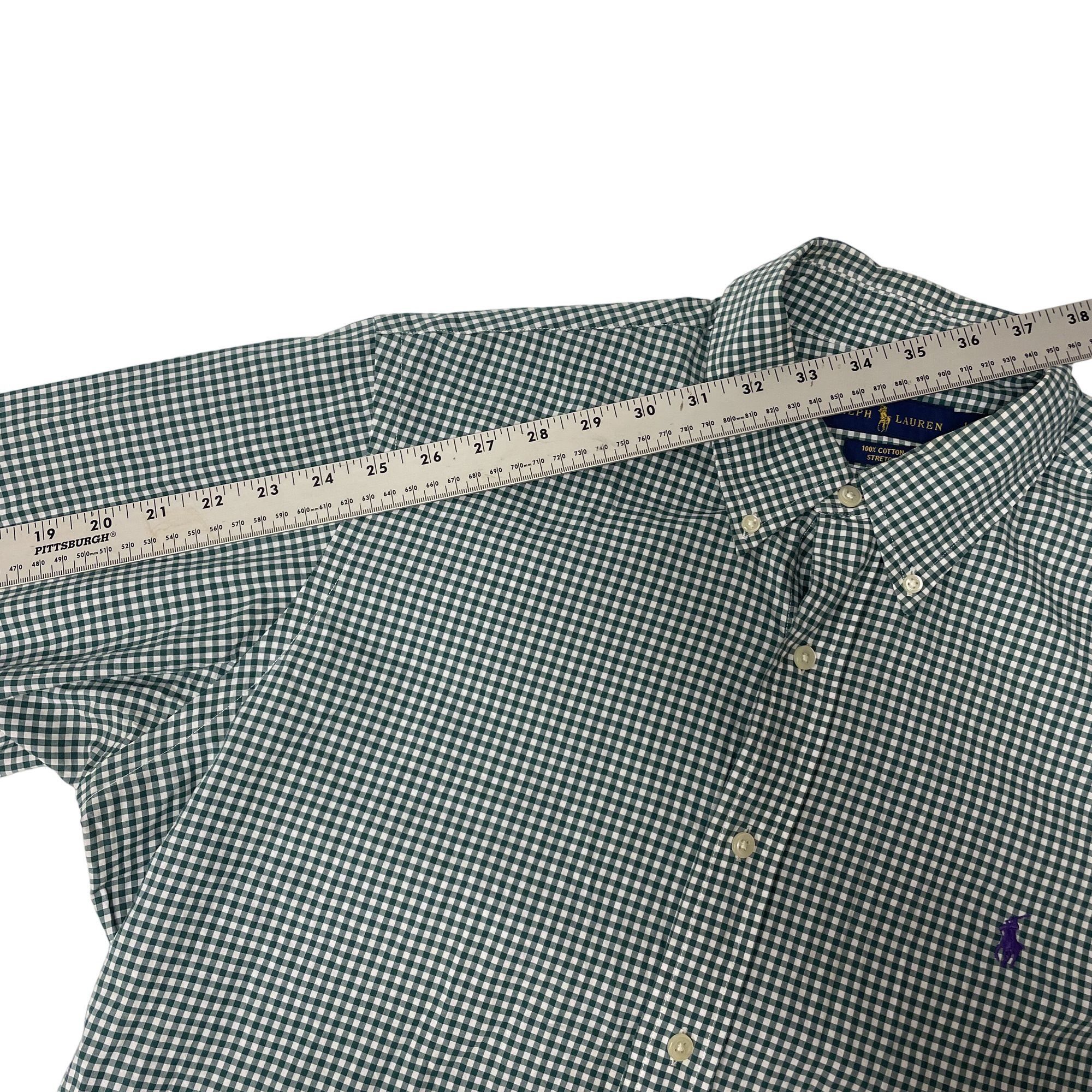Ralph Lauren Ralph Lauren CHECK Stretch POLO LOGO PONY Casual Shirt Size US L / EU 52-54 / 3 - 9 Thumbnail