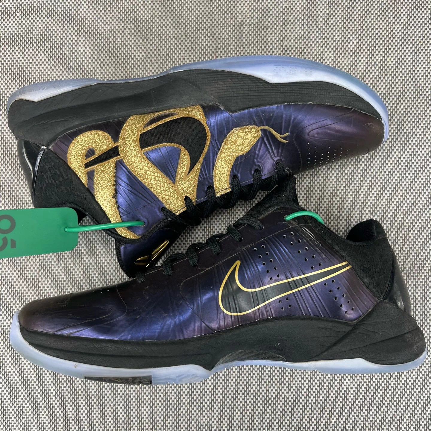 Nike zk5 Snake BlackPurpleGold 42 Mint Minor Heel Repair Size US 9 / EU 42 - 2 Thumbnail