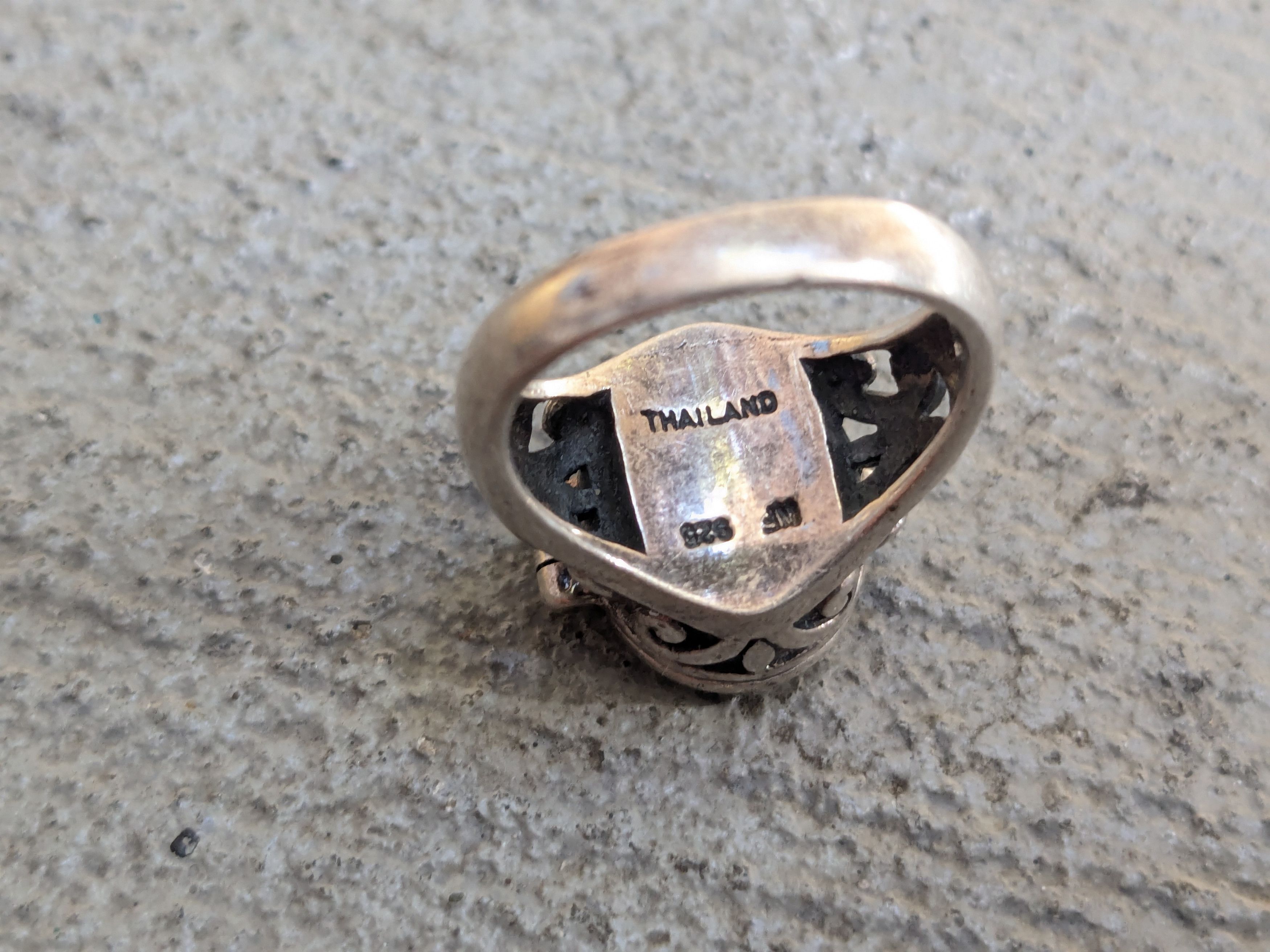 Jewelry × Sterling Silver Sterling Silver Poison Ring 5.75 Cross Size ONE SIZE - 7 Thumbnail