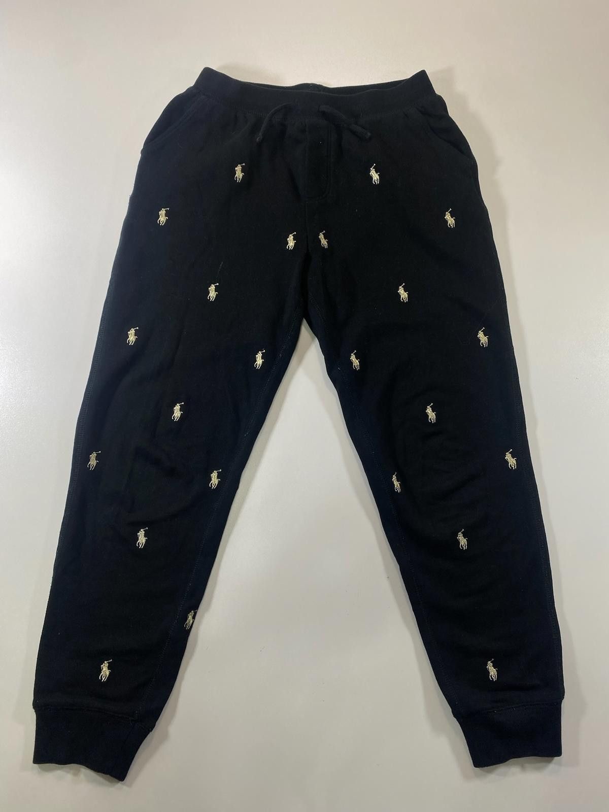 Polo Ralph Lauren Ralph Lauren Black Jogger Pants Polo Logos youth XL Size US 28 / EU 44 - 1 Thumbnail