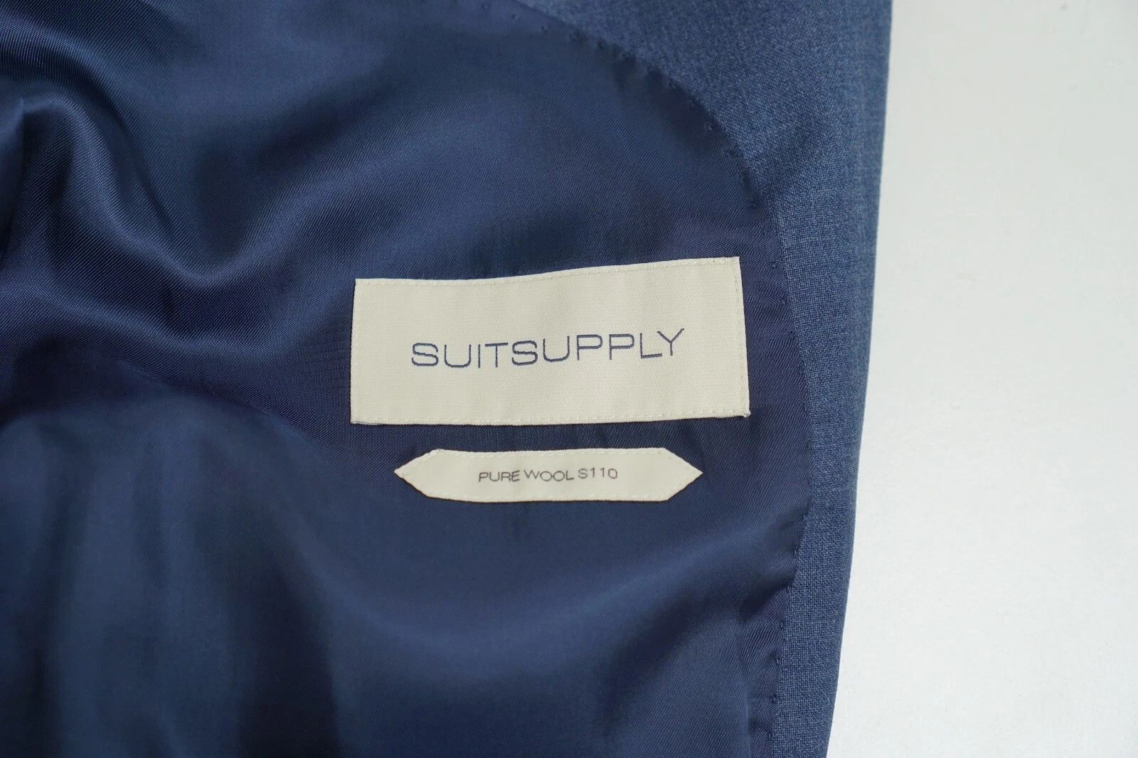 Suitsupply Men Suitsupply Blazer Napoli Pure Wool Blue Reda S110 US38 Size 38R - 5 Thumbnail
