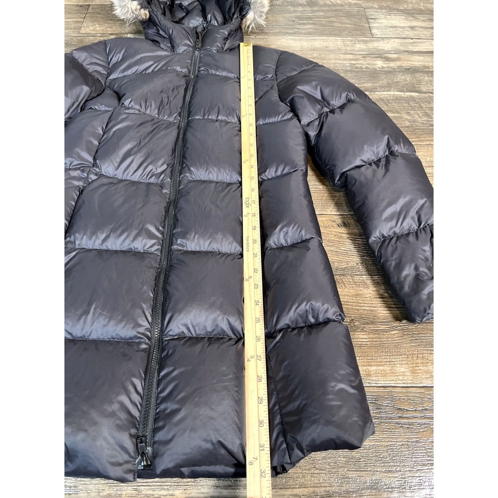 Eddie Bauer Eddie Bauer Women M Down Puffer Parka Jacket Hooded Black Long Coat Winter Size M / US 6-8 / IT 42-44 - 2 Thumbnail