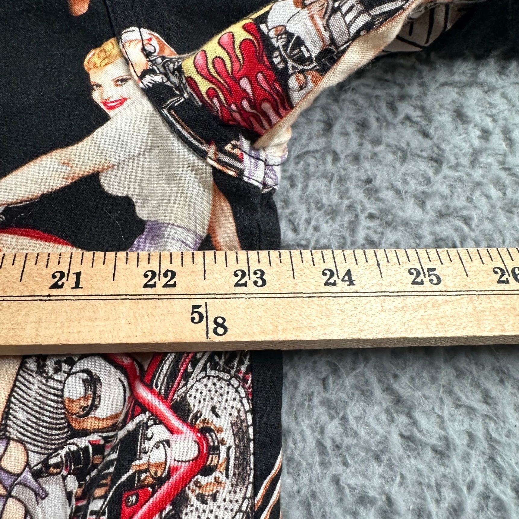Vintage High Seas Shirt Mens M Black Pinup Motorcycle Short Sleeve Camp Button-Up Size US M / EU 48-50 / 2 - 5 Thumbnail