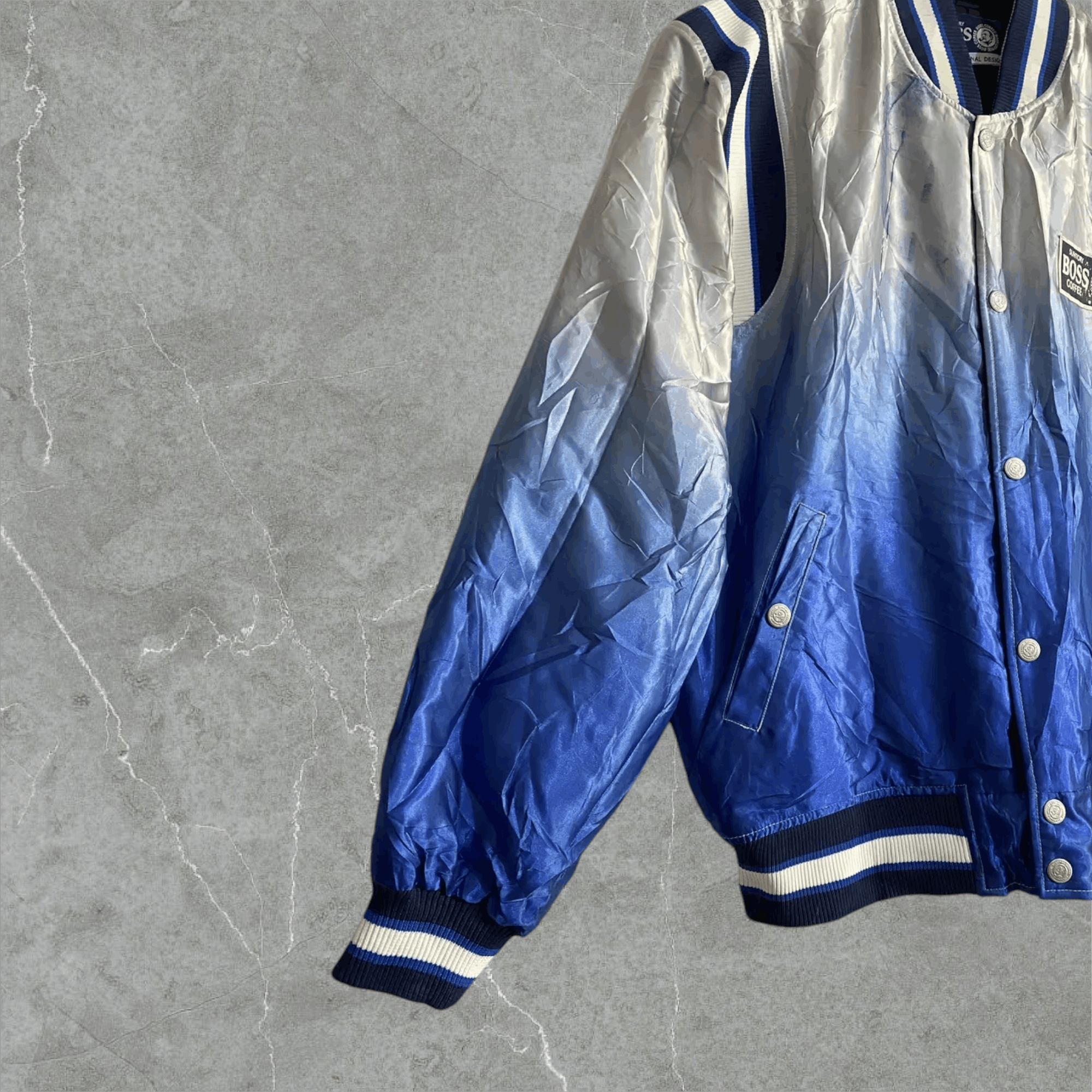 Vintage Vintage SUNTORY BOSS COFFEE Reversible Coach Jacket Size US M / EU 48-50 / 2 - 5 Thumbnail