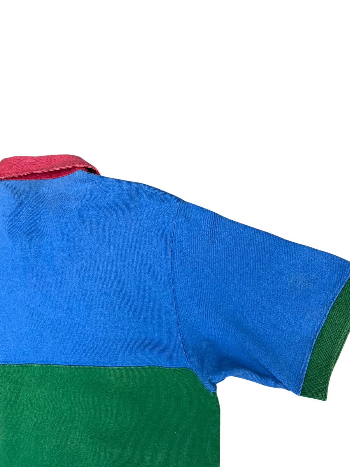 Polo Ralph Lauren Vintage 90s Polo Ralph Lauren RLPC67 Spell Out Rugby Shirt Size US L / EU 52-54 / 3 - 18 Thumbnail