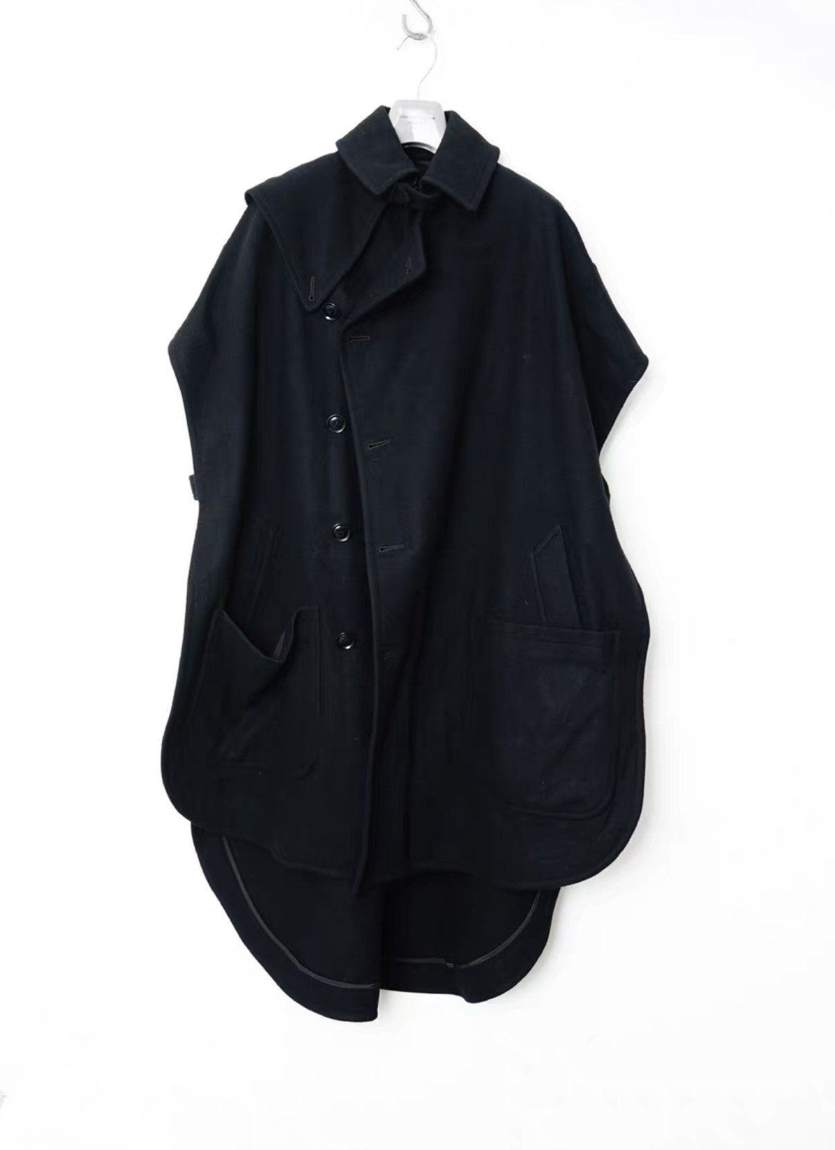 Yohji Yamamoto Yohji Yamamoto Y's Fall/Winter Wool Cape Coat Size US M / EU 48-50 / 2 - 1 Thumbnail