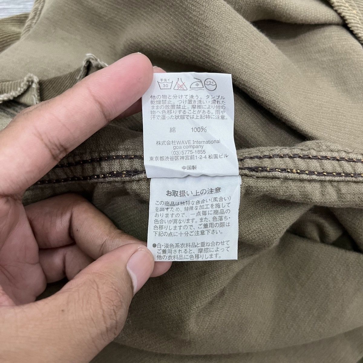 GOA Genuin Vintage GOA - Distressed Corduroy Wested ShirtStudded Size US M / EU 48-50 / 2 - 14 Thumbnail