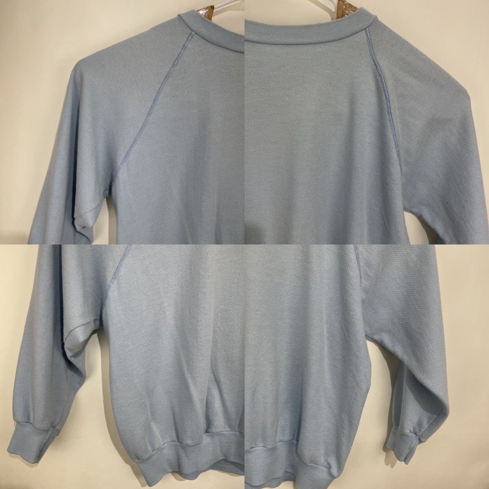 Vintage VINTAGE YANA You Are Not Alone Sweater Blue L Union Made Cotton Blend 1980s Grunge Mens Size US L / EU 52-54 / 3 - 9 Thumbnail