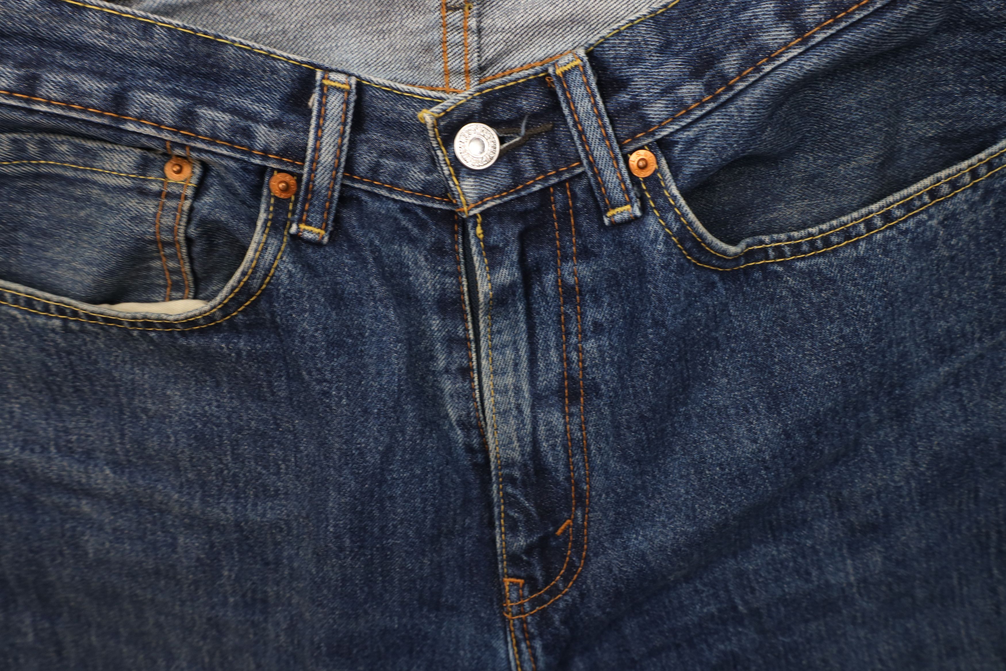 Levi's Vintage Y2K Levis 505 Regular Straight Leg Denim Jeans Blue Size US 34 / EU 50 - 5 Thumbnail