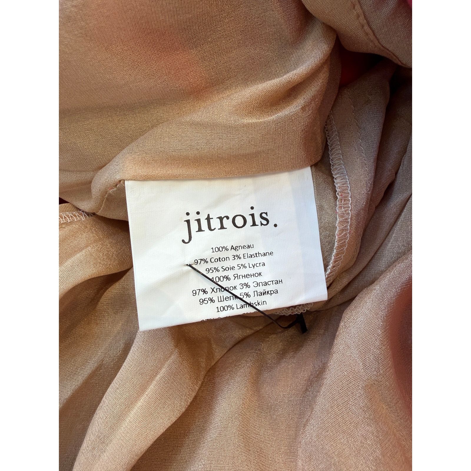 Jitrois Jitrois. Red Suede Dress Size S / US 4 / IT 40 - 9 Thumbnail