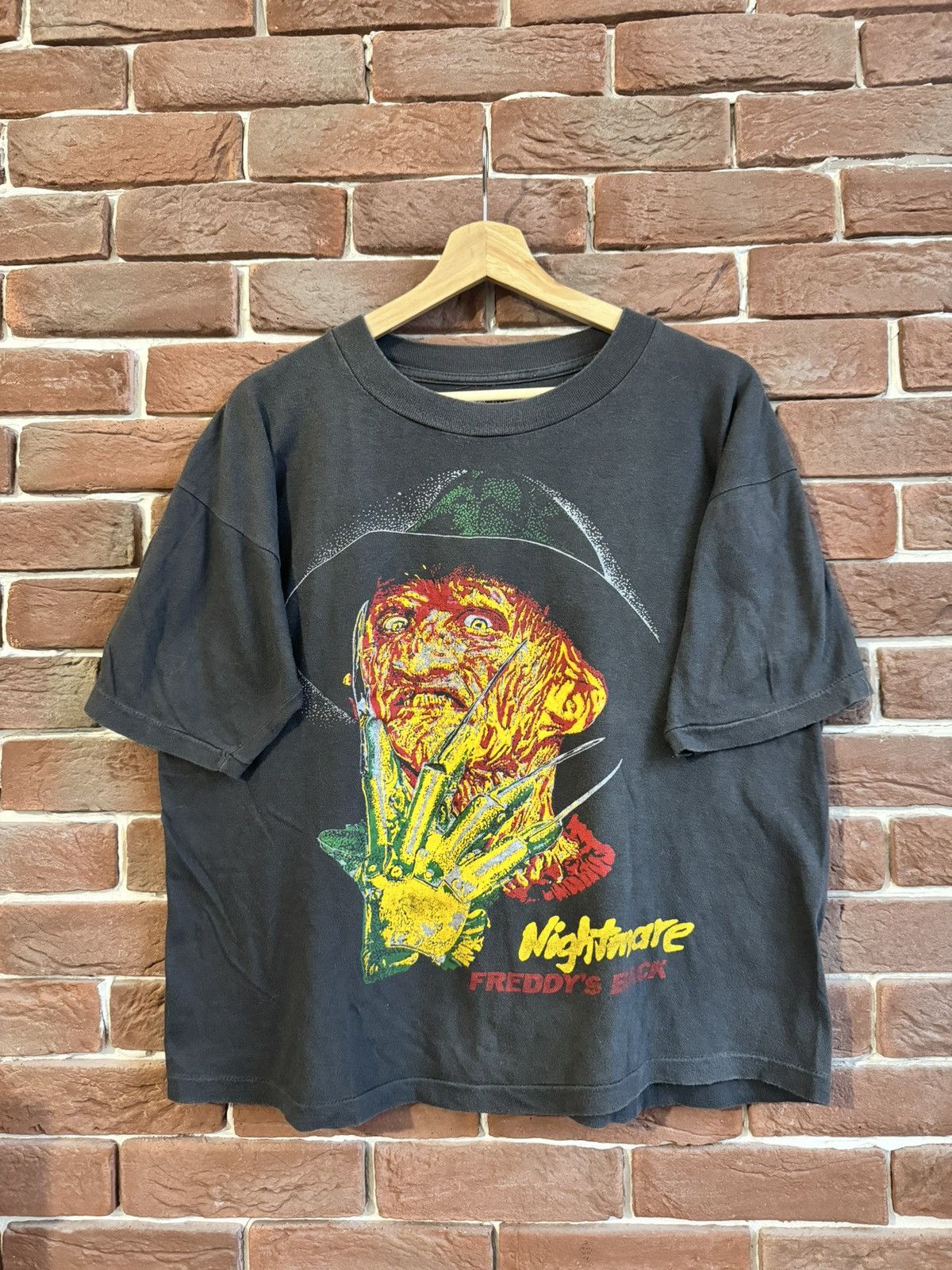Vintage Vintage 1989 Freddy Kruger nightmare elm street Horror Tee Size US L / EU 52-54 / 3 - 1 Thumbnail