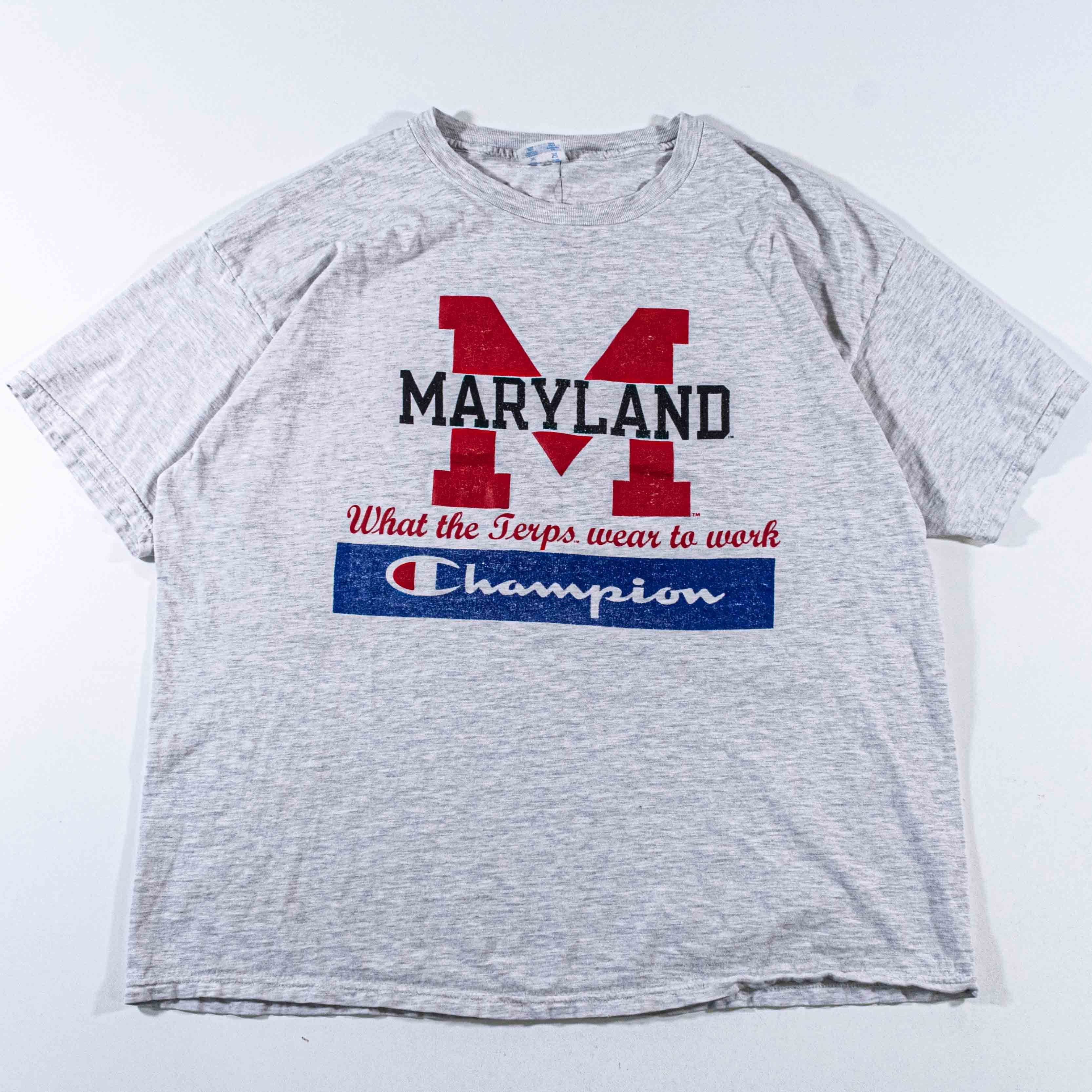 Champion VTG Champion Maryland Terrapins T-Shirt Big Print College Size US XXL / EU 58 / 5 - 1 Thumbnail