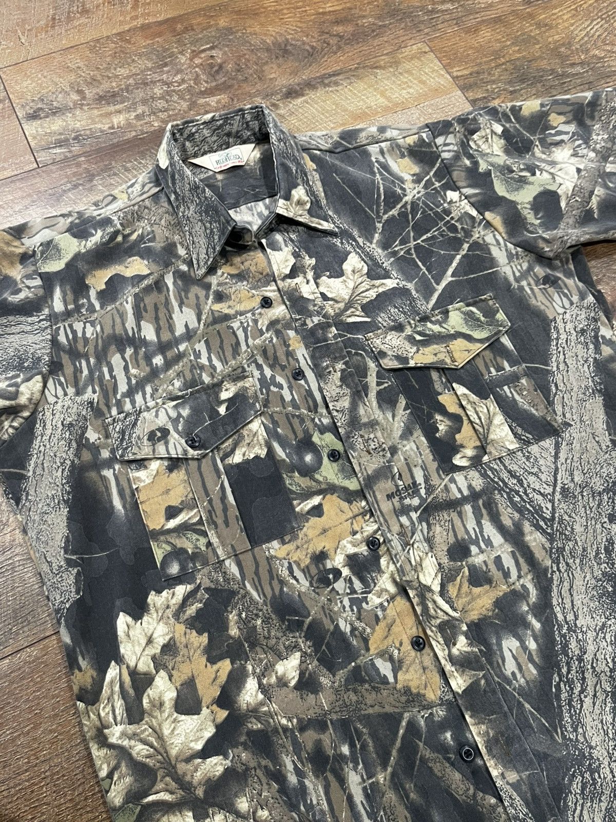Redhead VTG 90s Mossy Oak Camo Hunting Button Up Shirt RedHead USA L Size US L / EU 52-54 / 3 - 4 Thumbnail