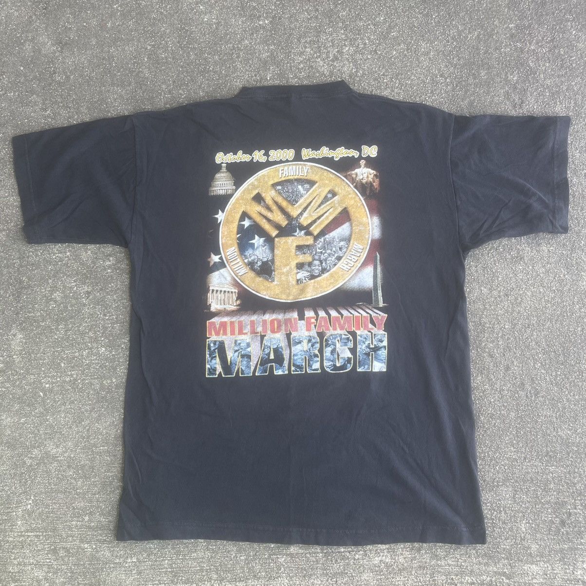Rap Tees × Vintage VTG Million Family March Washington, DC Graphic T-Shirt XL Size US XL / EU 56 / 4 - 5 Thumbnail