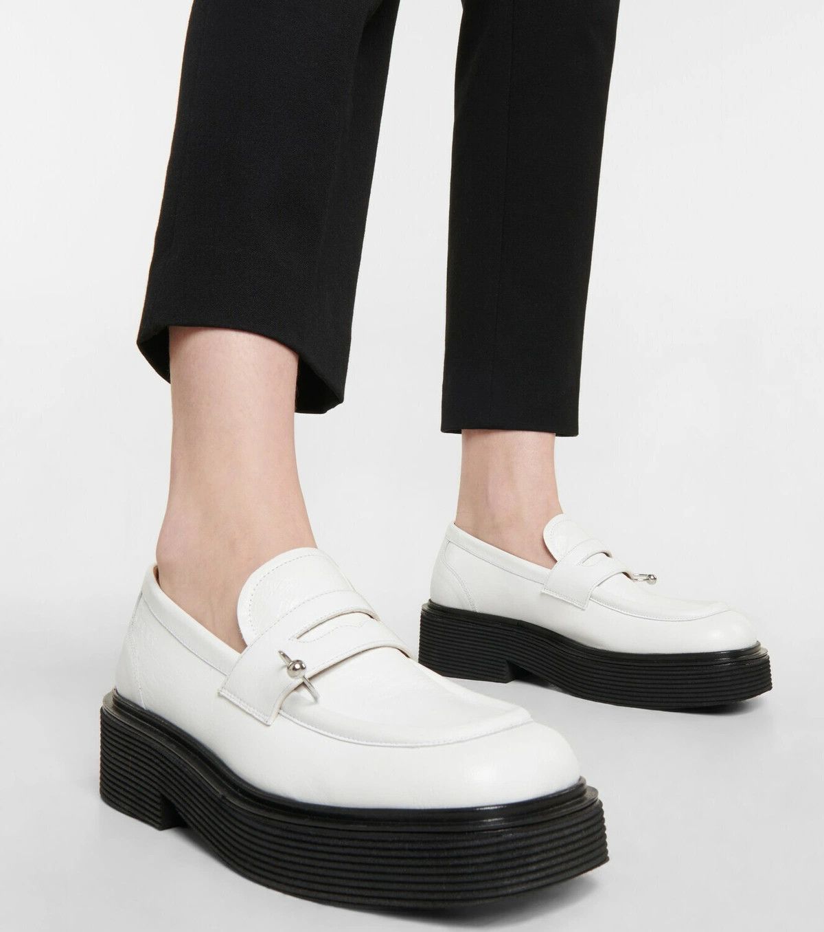 Marni o1y1025 Loafers in White Size US 10 / IT 40 - 4 Thumbnail