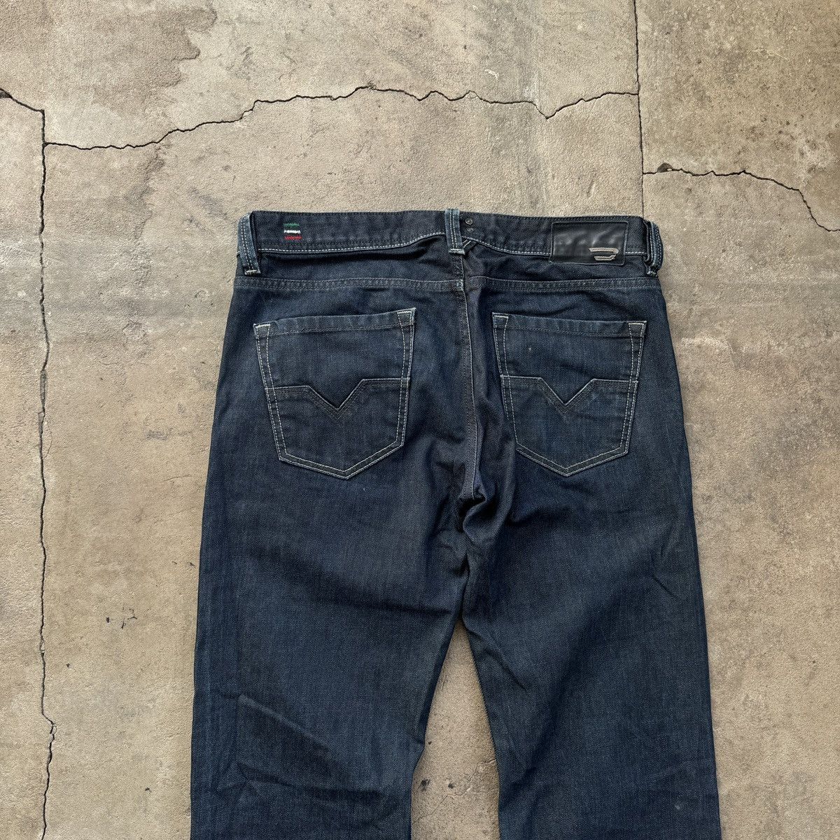 Diesel Diesel Larkee Navy Denim Straight Fit Size US 32 / EU 48 - 7 Thumbnail
