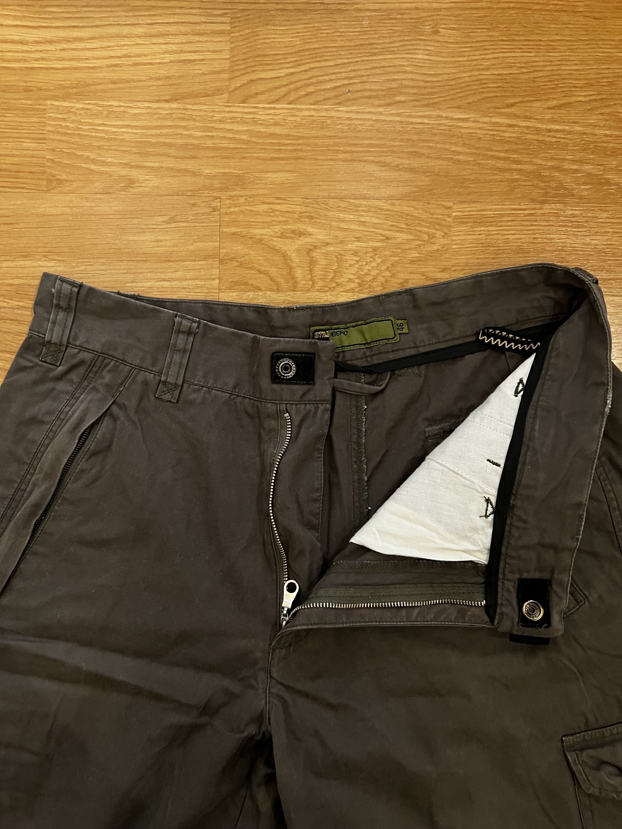 Vintage Vintage Cargo Pants Hunter Green Size US 31 - 8 Thumbnail