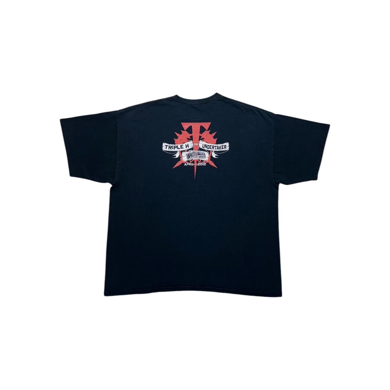 Hanes × Vintage × WWE Triple H vs Undertaker 2012 Wrestlemanja End of an Era T-Shi Size US XXL / EU 58 / 5 - 2 Thumbnail