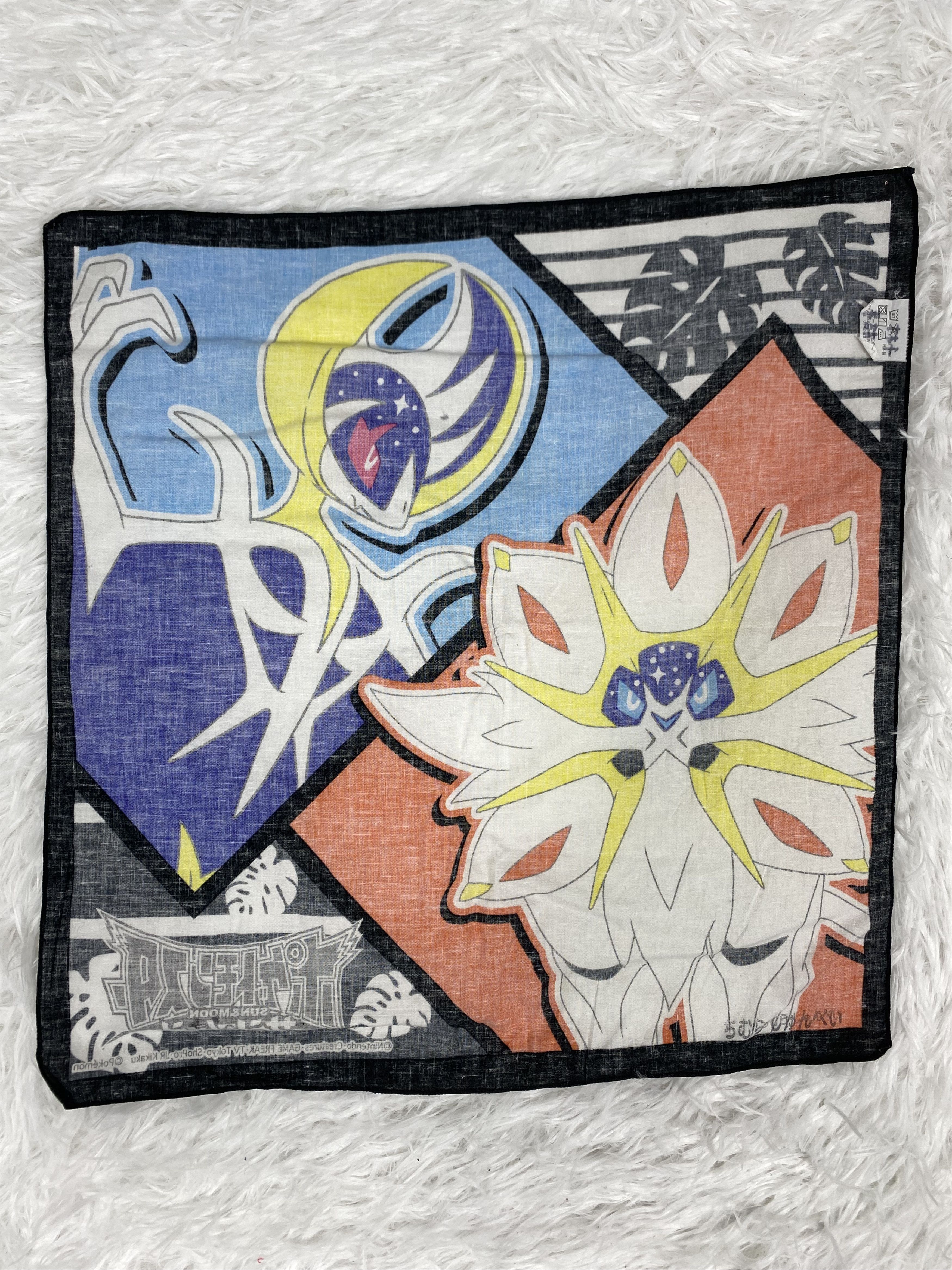 Pokemon Vintage Pokemon Sun & Moon Handkerchief PH0036 Size ONE SIZE - 6 Thumbnail